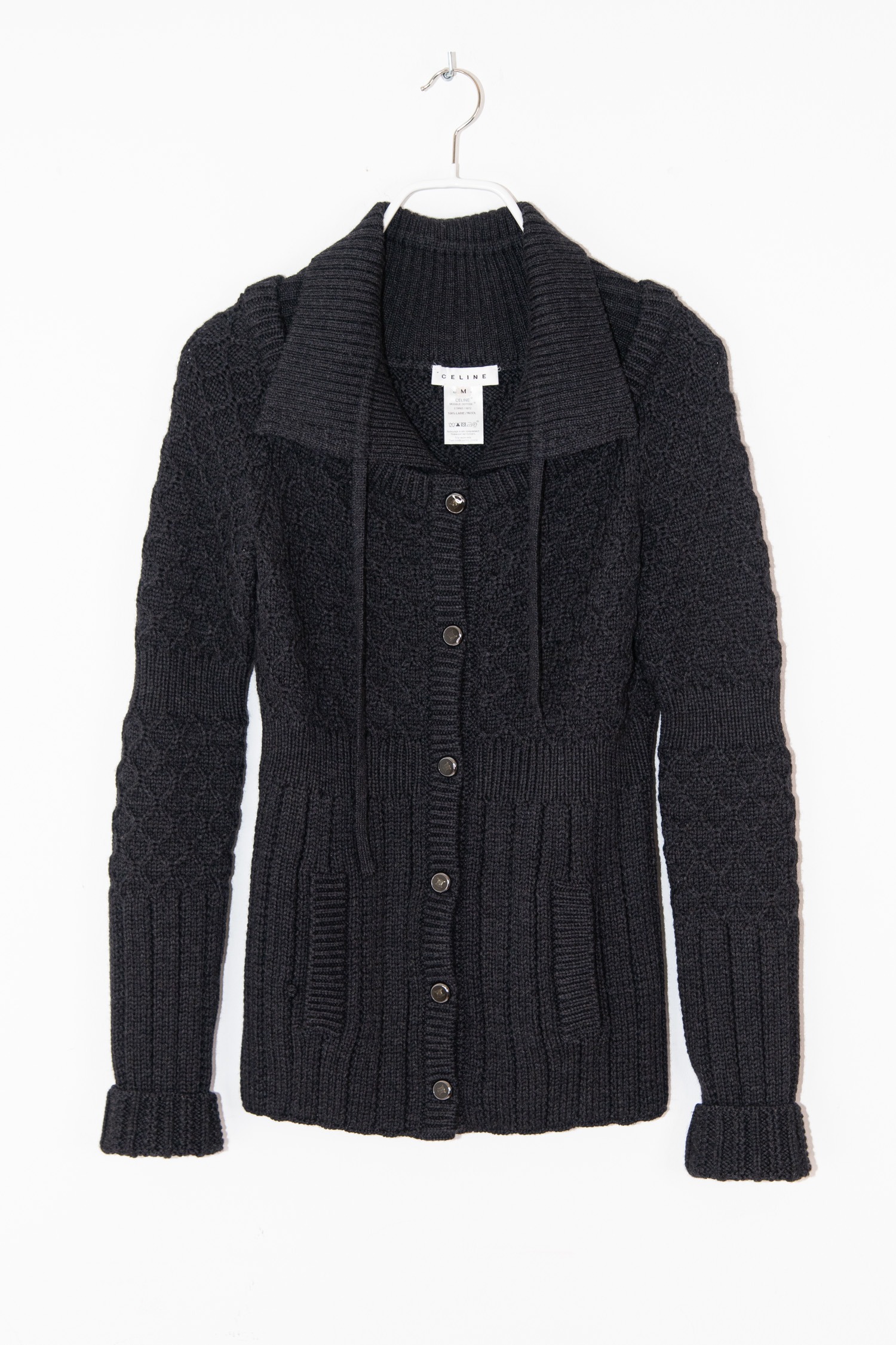 Celine Strickjacke in Anthrazit