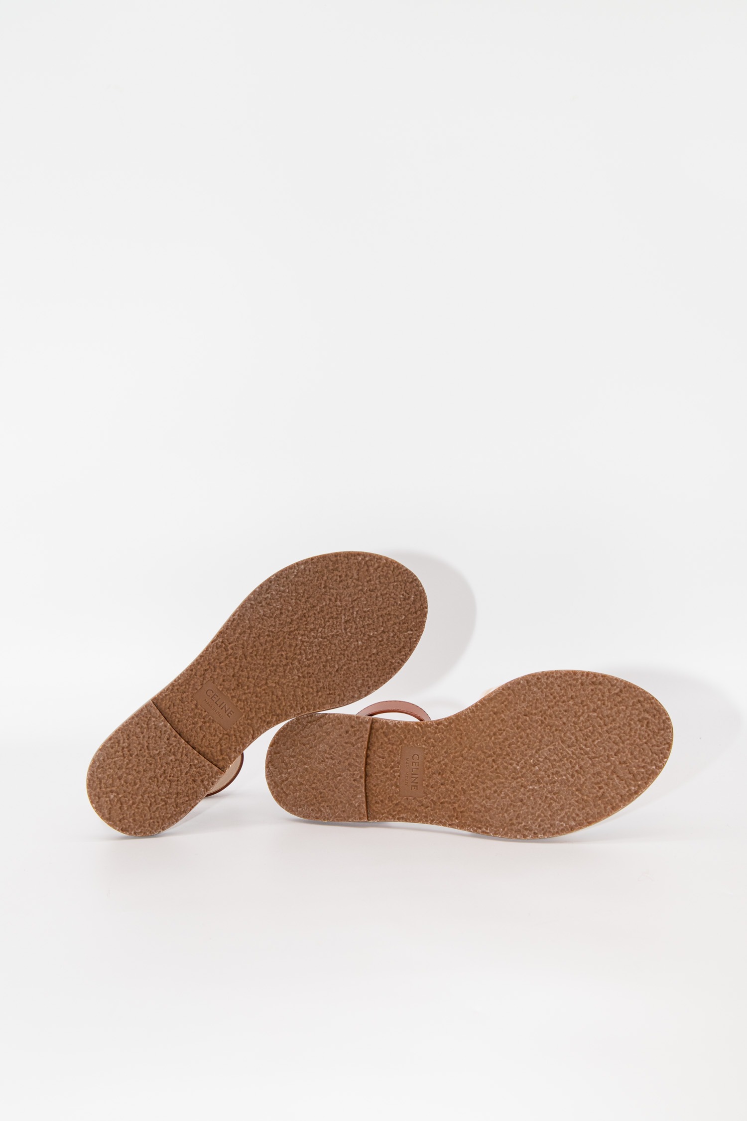Celine "Lympia" Sandalen in Brauntönen