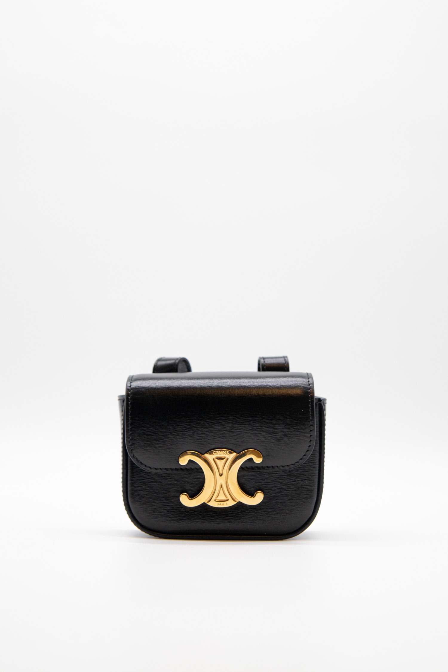 Celine "Mini Claude" Gürteltasche in Schwarz