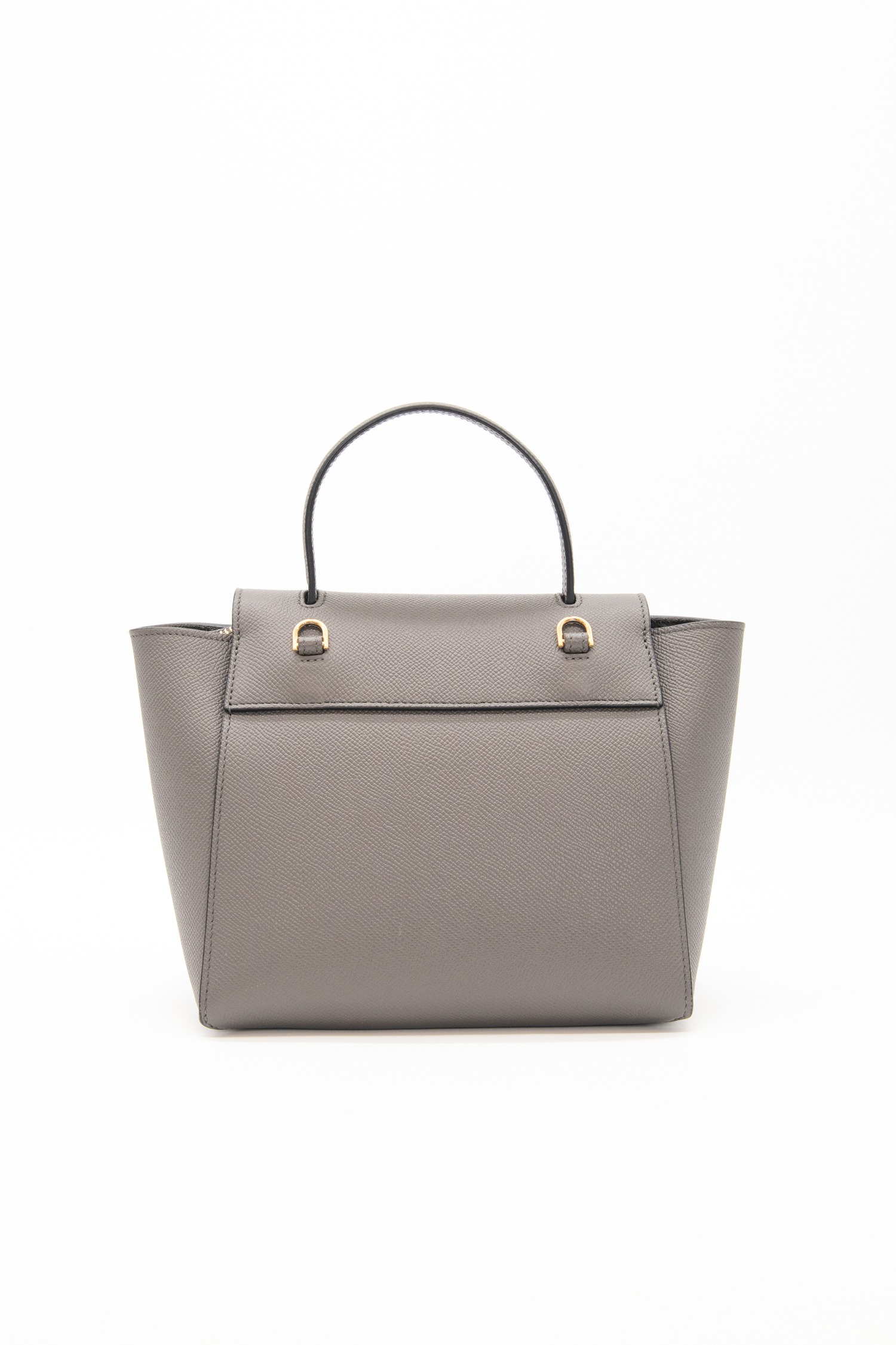 Celine "Nano Belt Bag" in Dunkelgrau und Gold