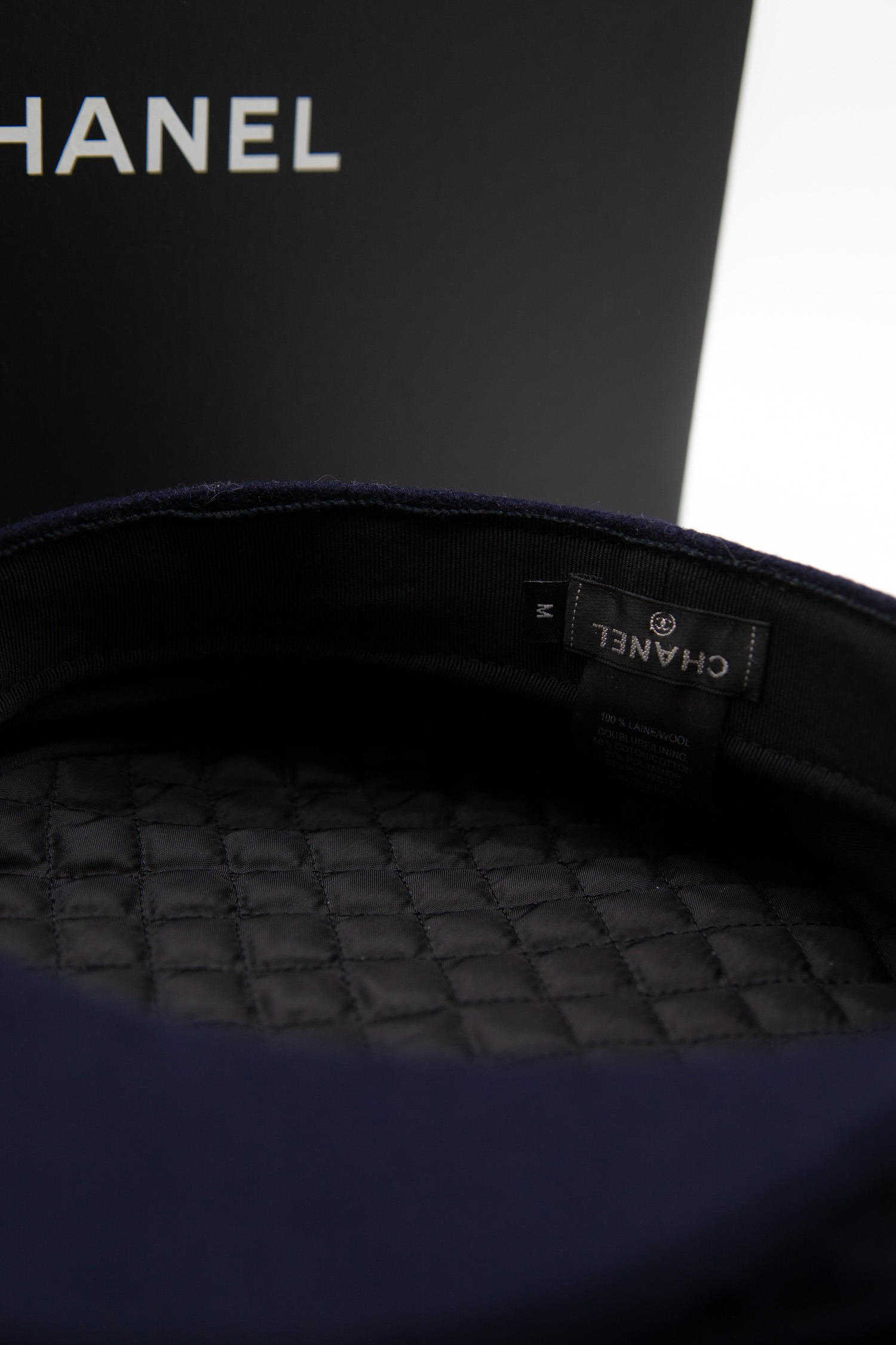 Chanel Marinemütze in Dunkelblau