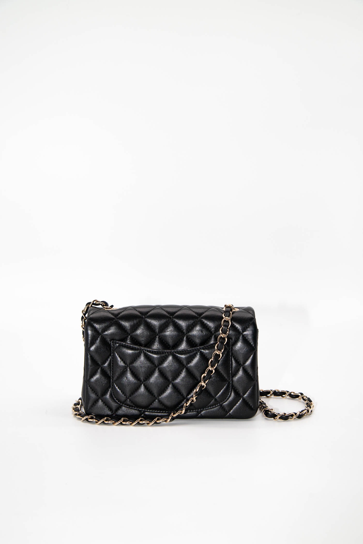 Chanel "Mini Classic Handbag" Umhängetasche in Schwarz
