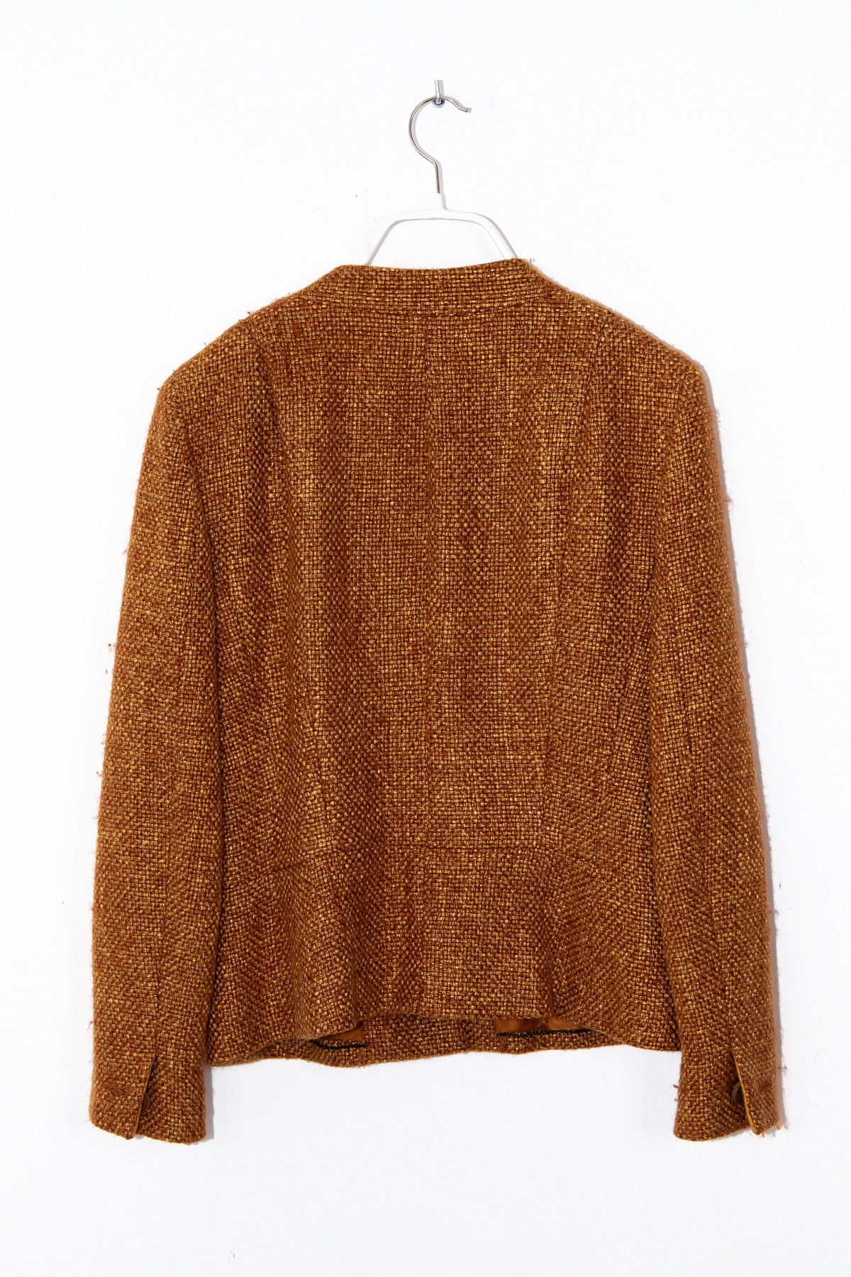 Chanel Jacke mit Schal in Orange und Ocker