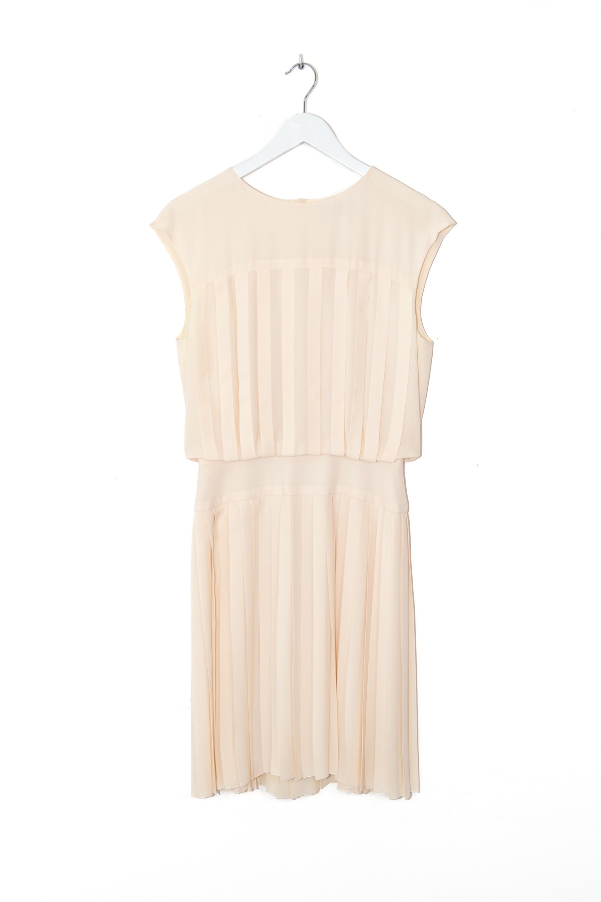 Chanel Minikleid aus Seide in Ecru