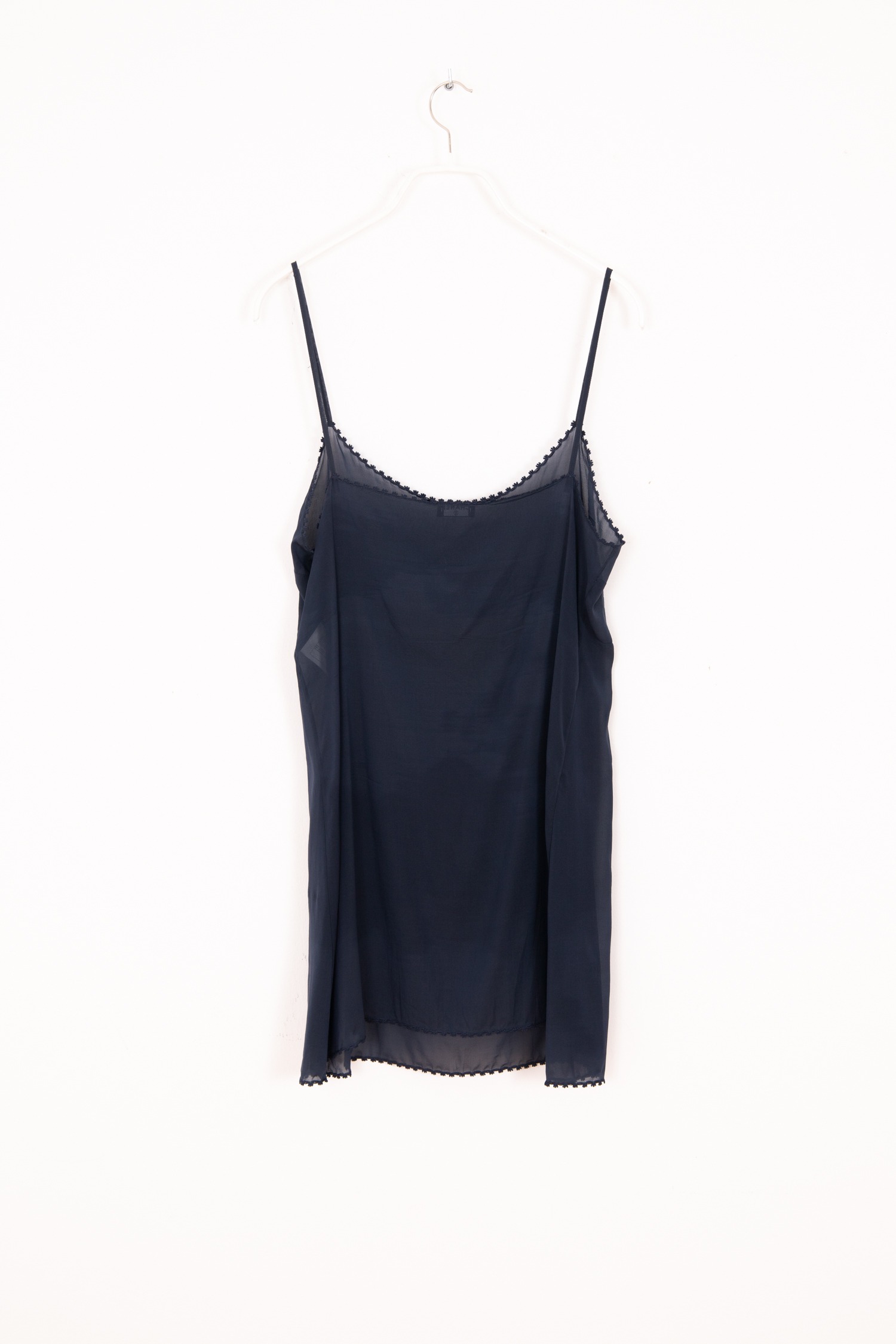 Chanel Strickkleid in Marineblau und Silber