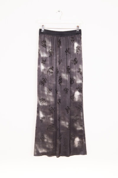 Chanel Midirock in Anthrazit und Schwarz