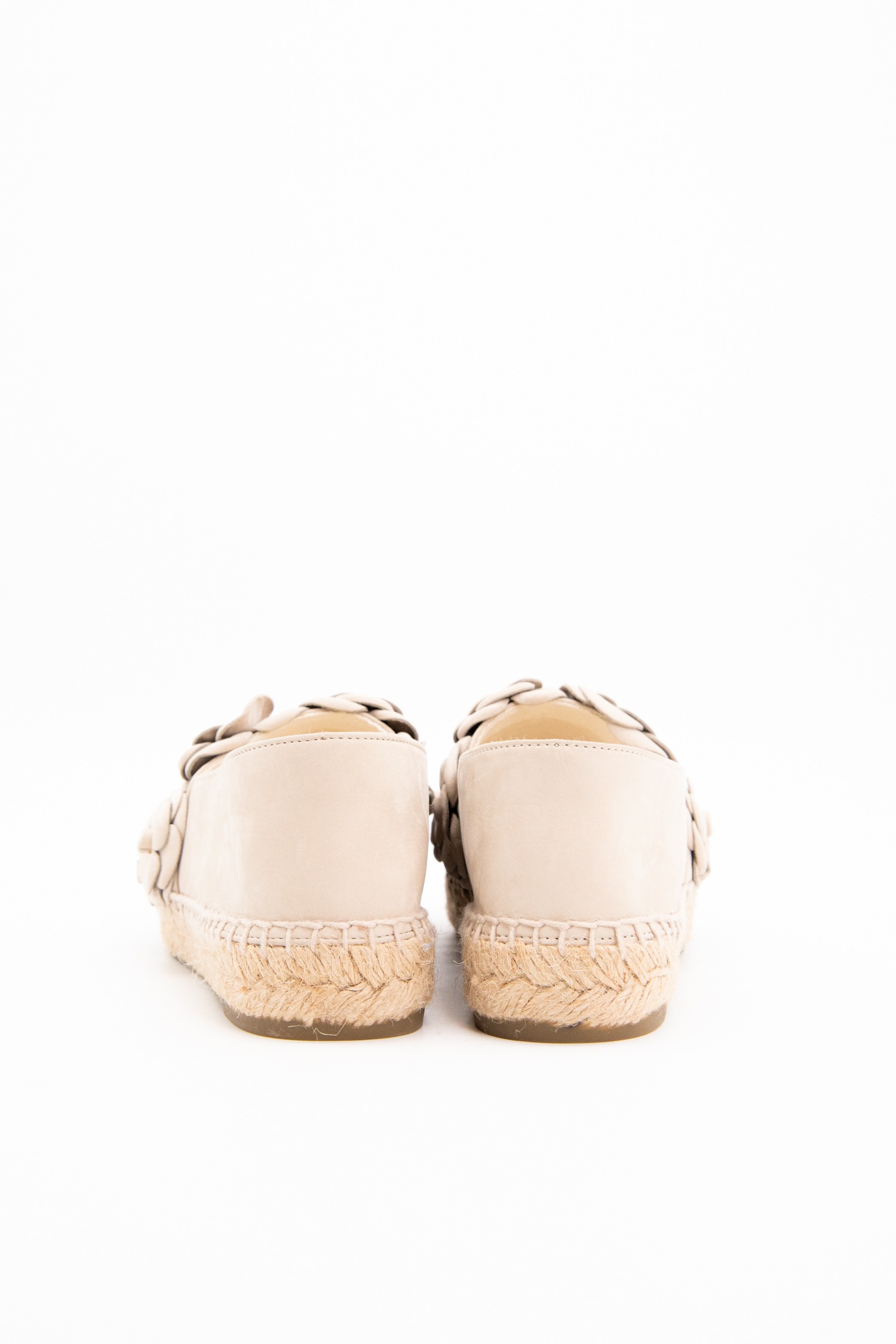 Chanel Espandrilles in Hellgrau und Natur