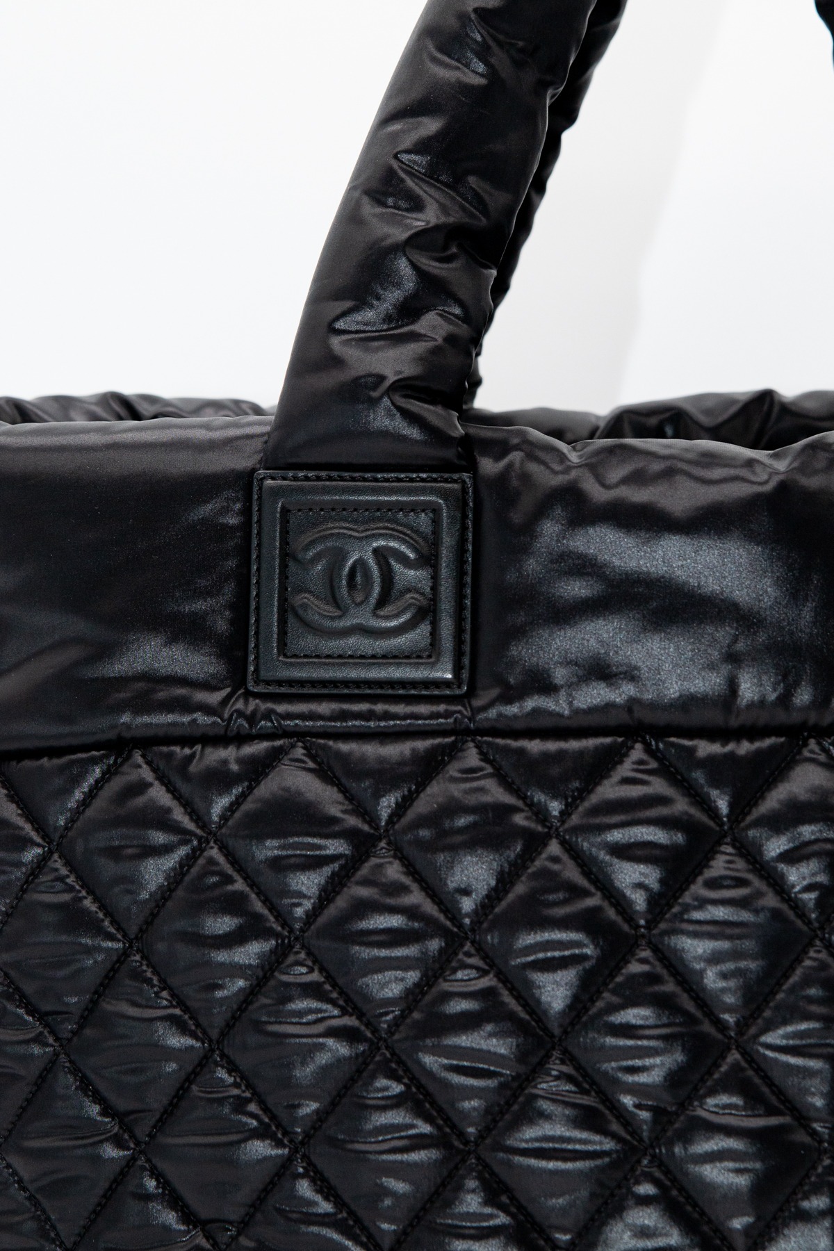 Chanel "Coco Cocoon" Tote Bag in Schwarz