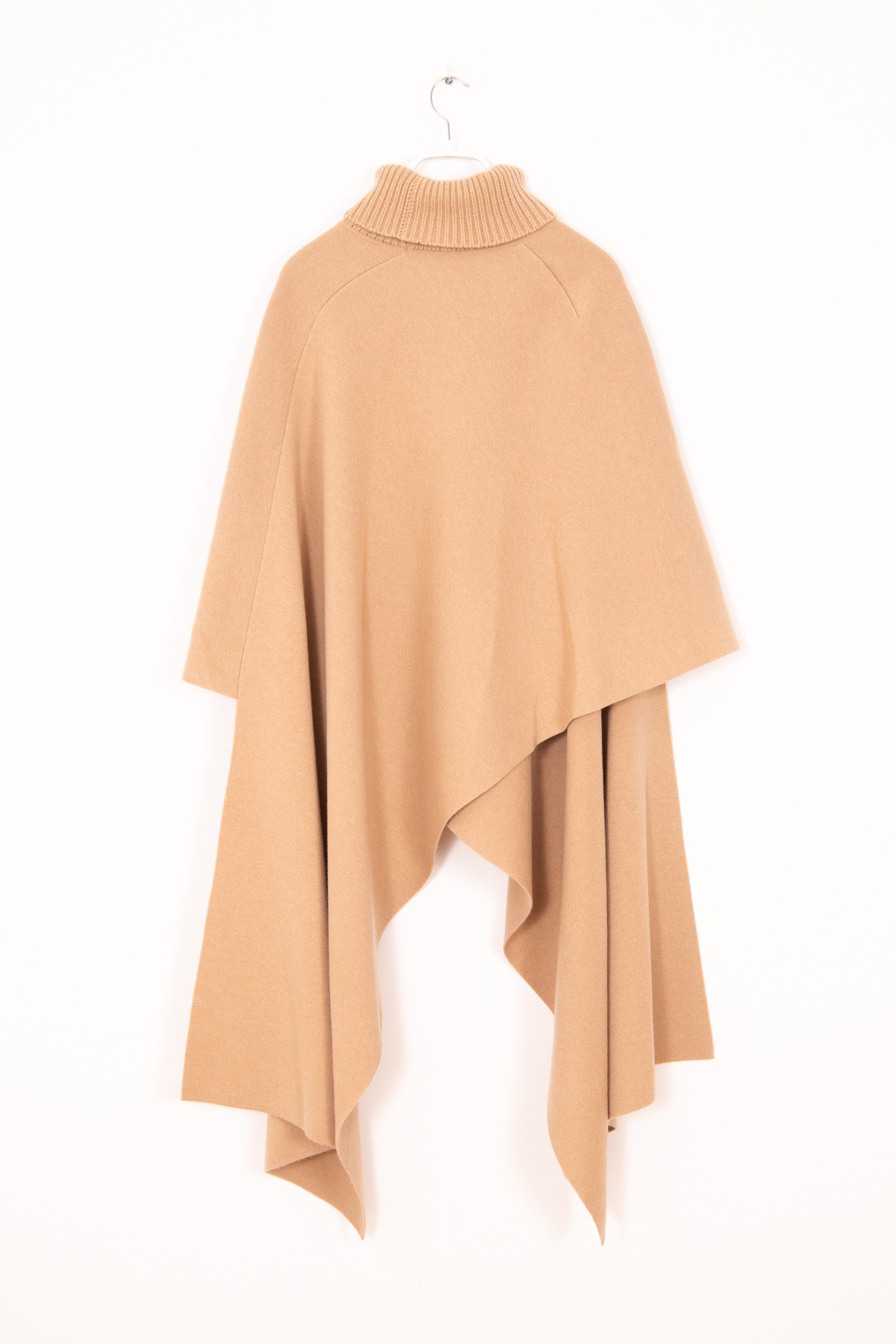 Chloé Asymmetrischer Poncho aus Kaschmir in Camel