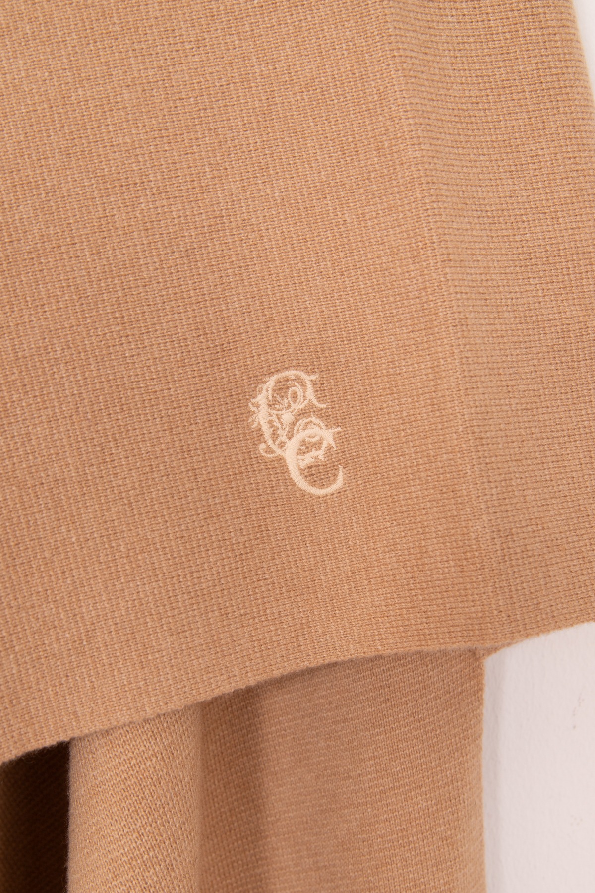 Chloé Asymmetrischer Poncho aus Kaschmir in Camel