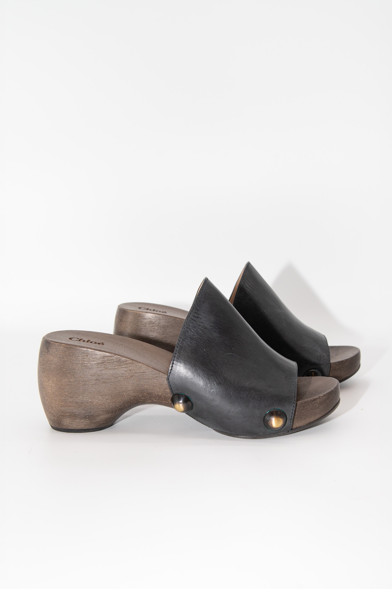 Chloé Clogs in Anthrazit
