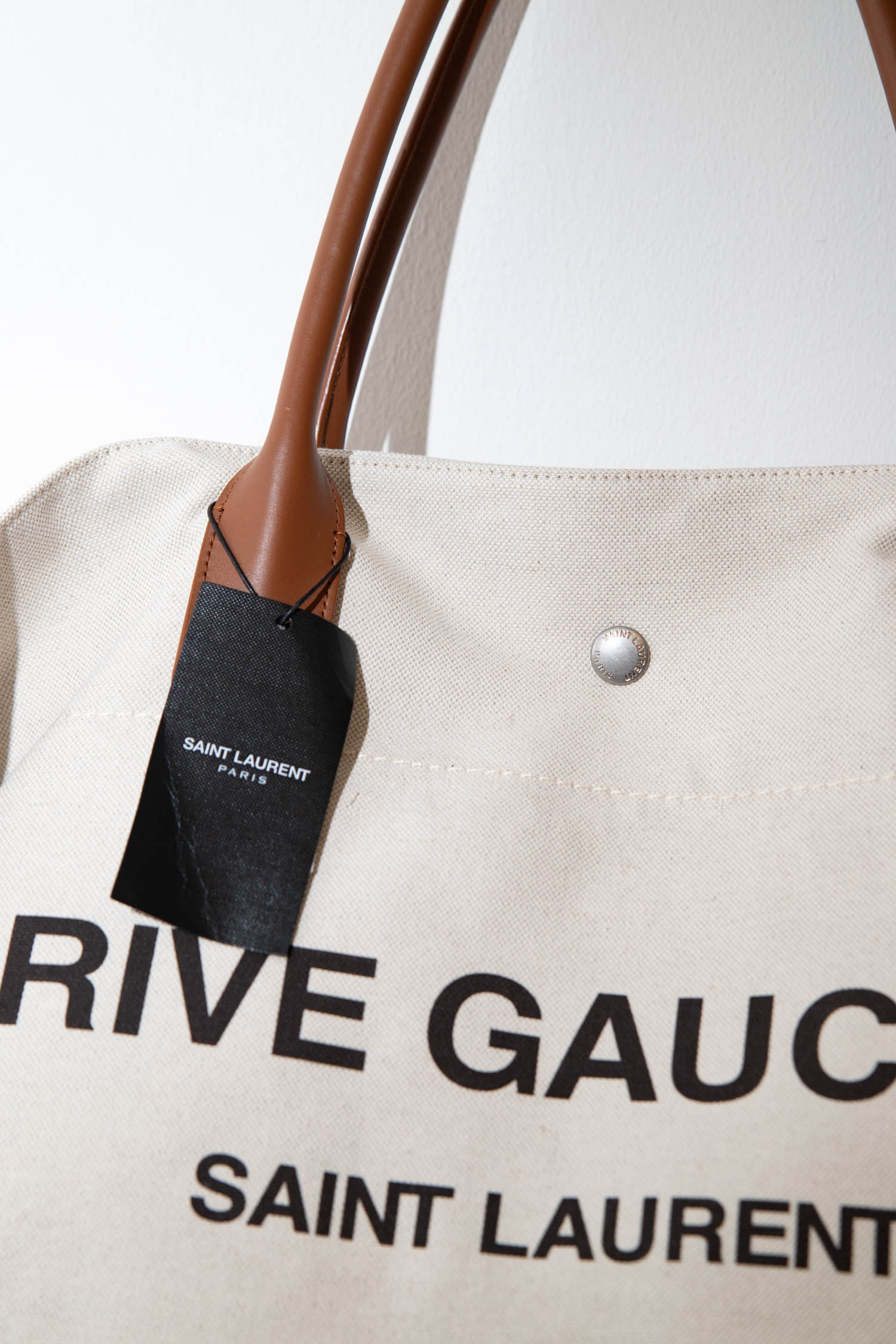 Saint Laurent "Rive Gauche" Reisetasche in Beige