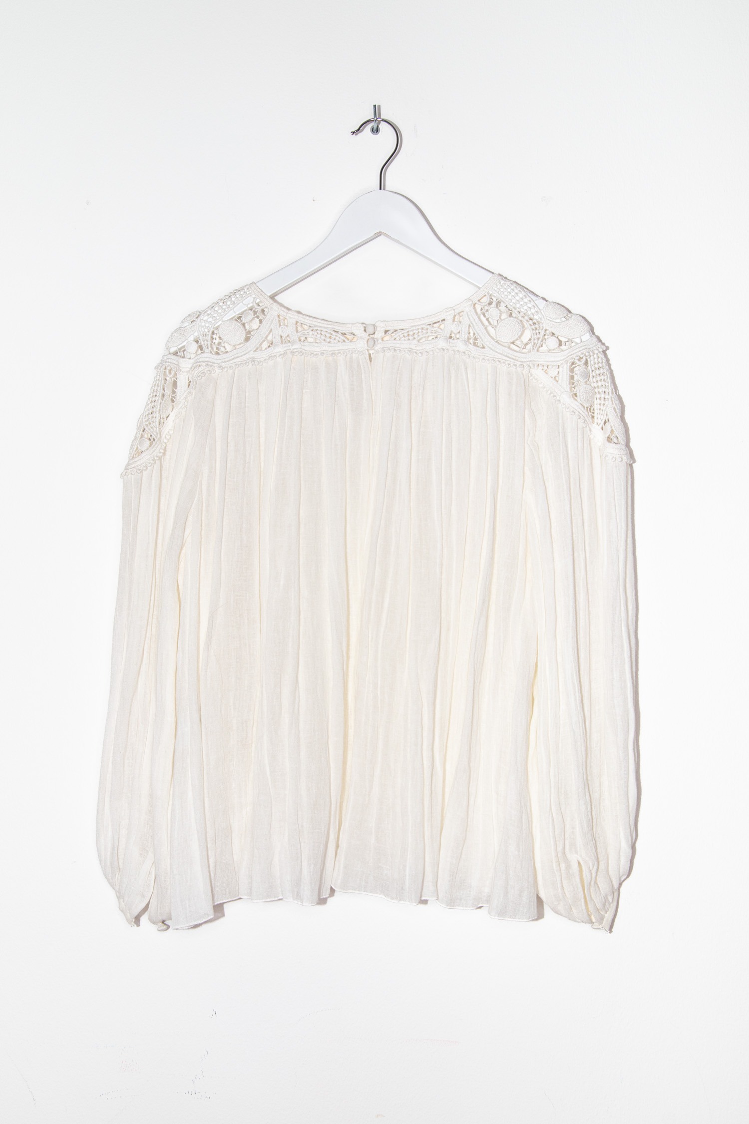 Chloé Set aus Bluse und Rock in Cremeweiß