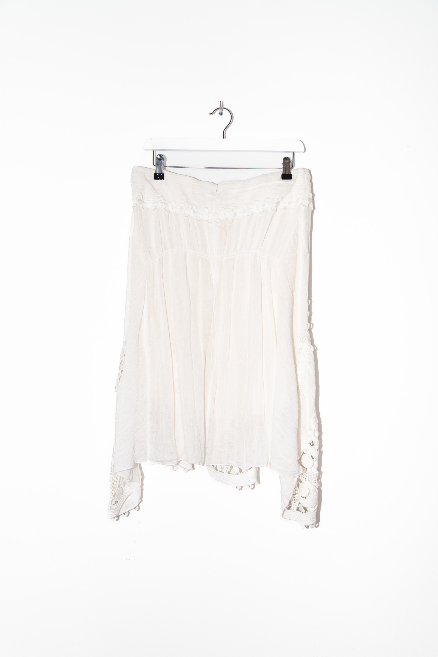 Chloé Set aus Bluse und Rock in Cremeweiß