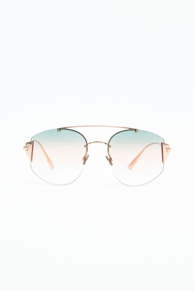 Dior "Stronger" Sonnenbrille in Roségold, Pink und Blau