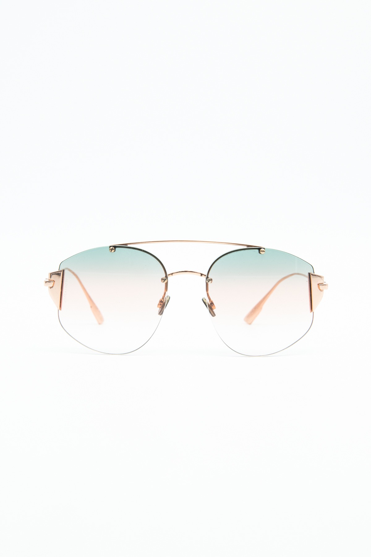 Dior "Stronger" Sonnenbrille in Roségold, Pink und Blau