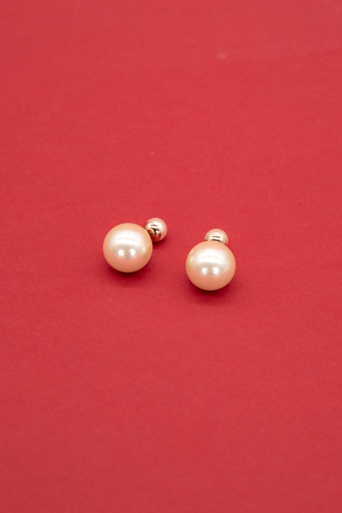 Dior "Tribales" Ohrrringe in Ecru und Gold