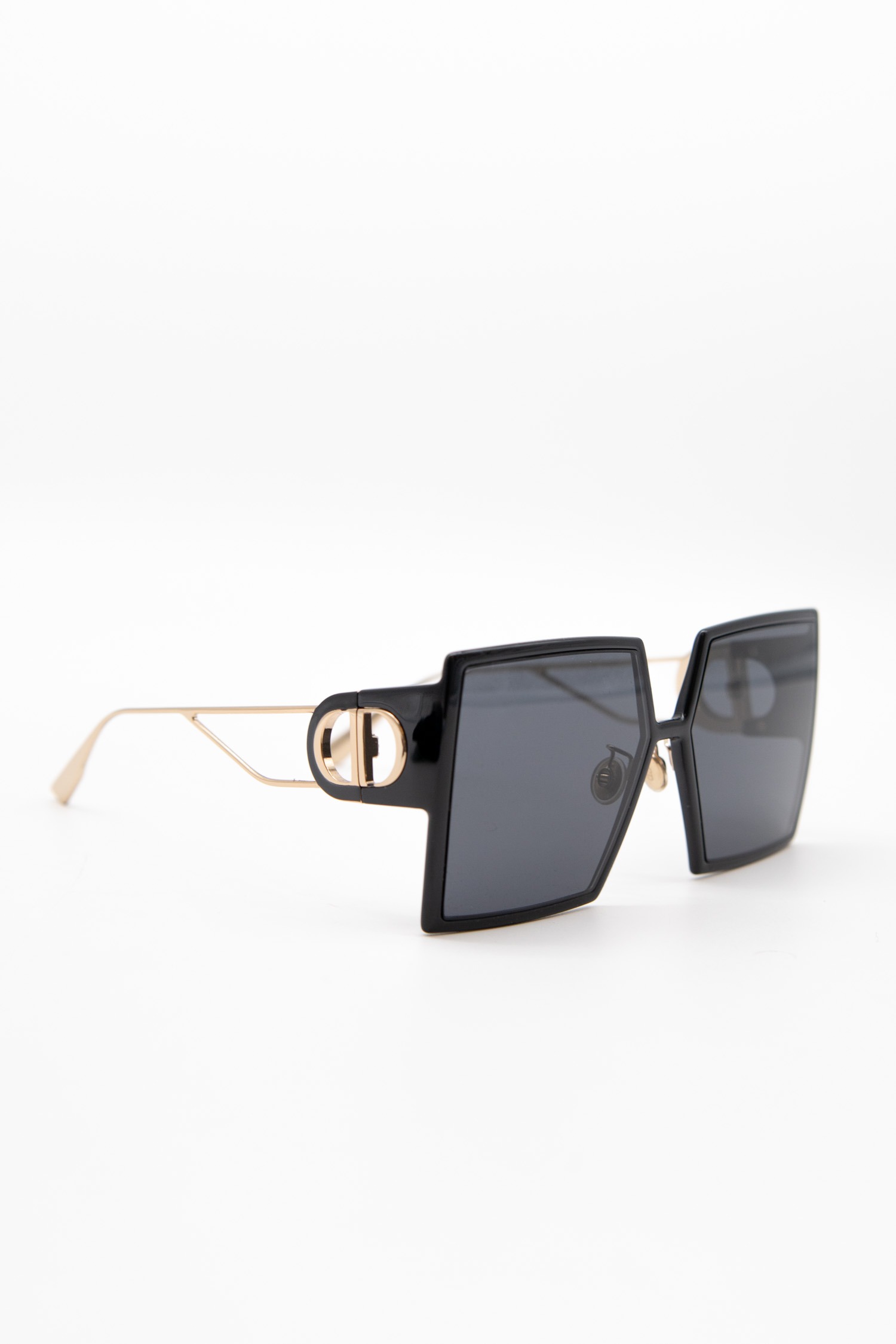 Dior "30Montaigne" Sonnenbrille in Schwarz und Gold