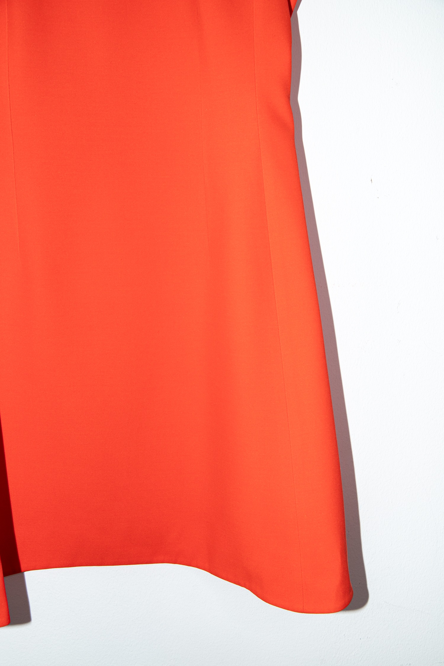 Christian Dior Vintage Minikleid aus Baumwolle in Rot/Orange