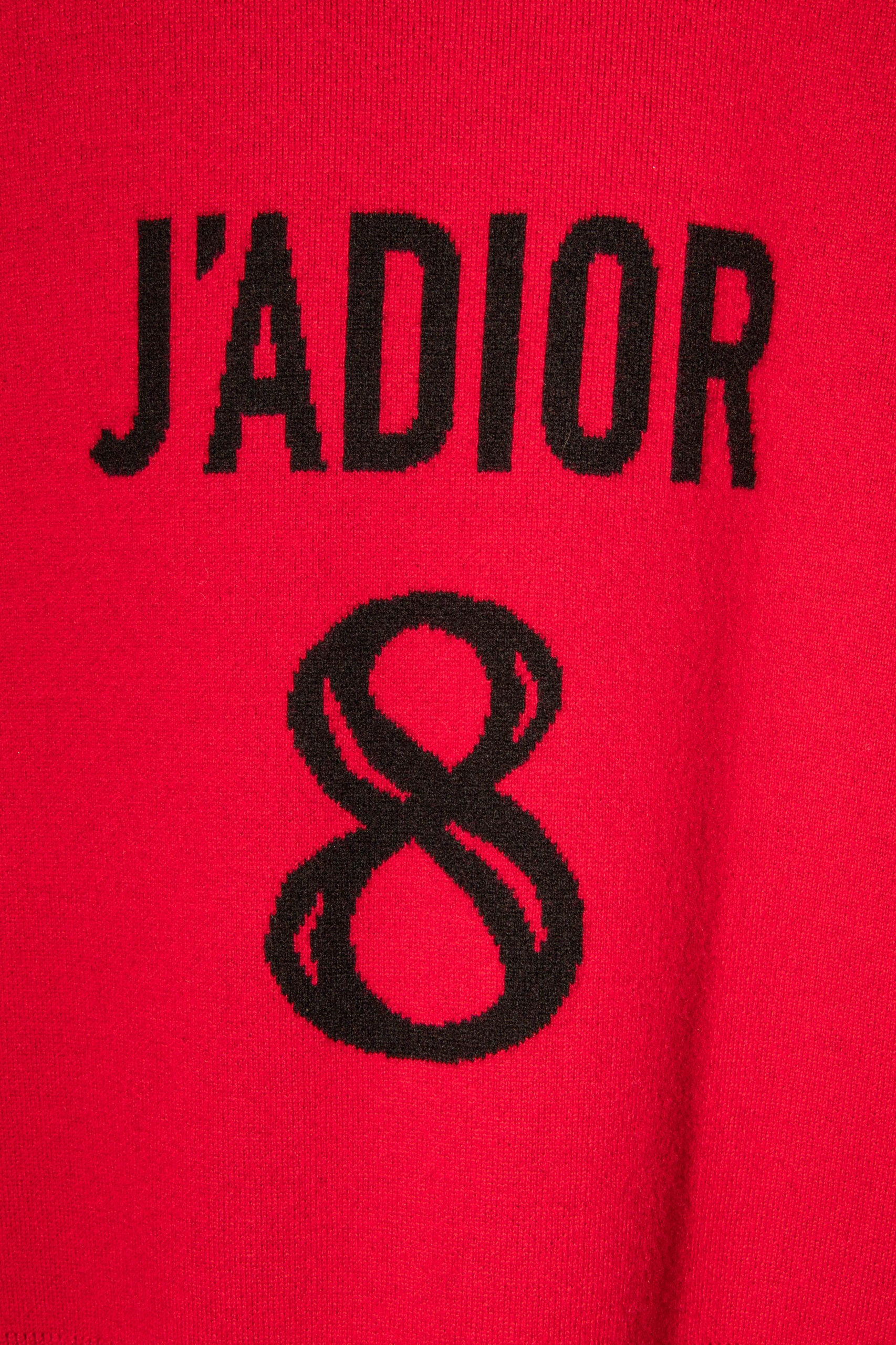 Dior "J'Adior 8" Strickpullover in Rot