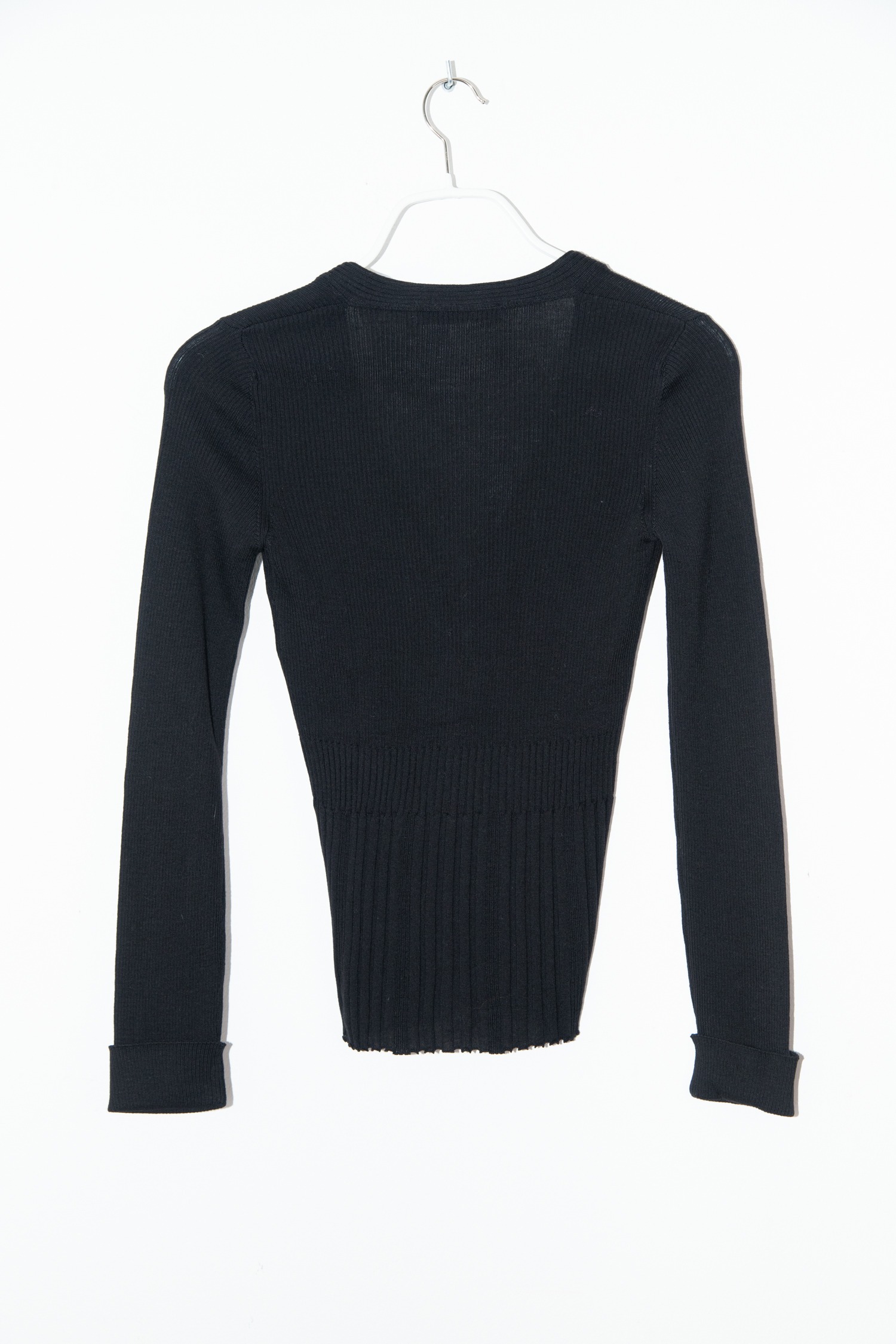 Christian Dior Strickjacke mit Schleife und Strass in Schwarz