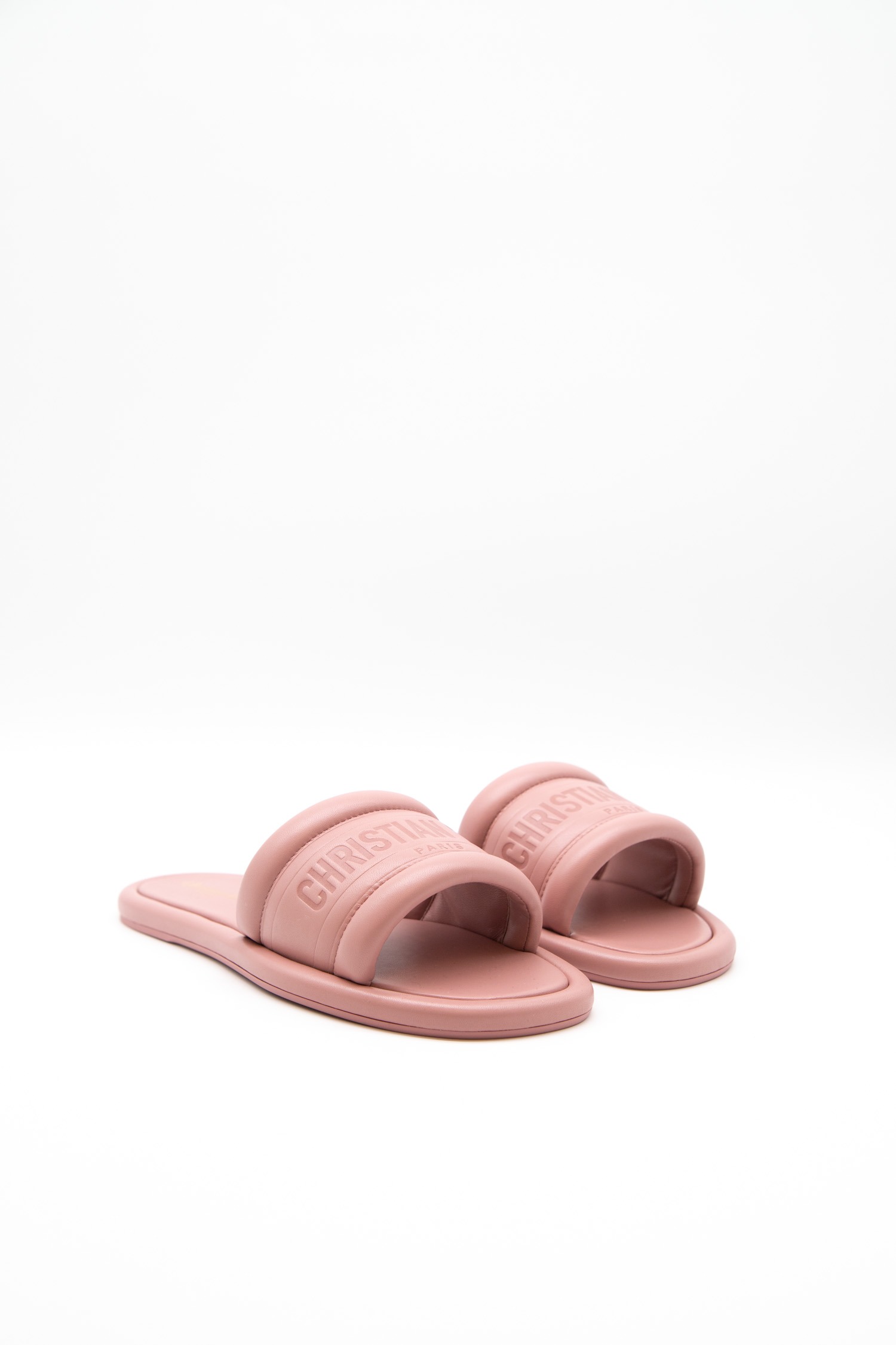 Christian Dior "Every-D" Pantoletten in Rosa
