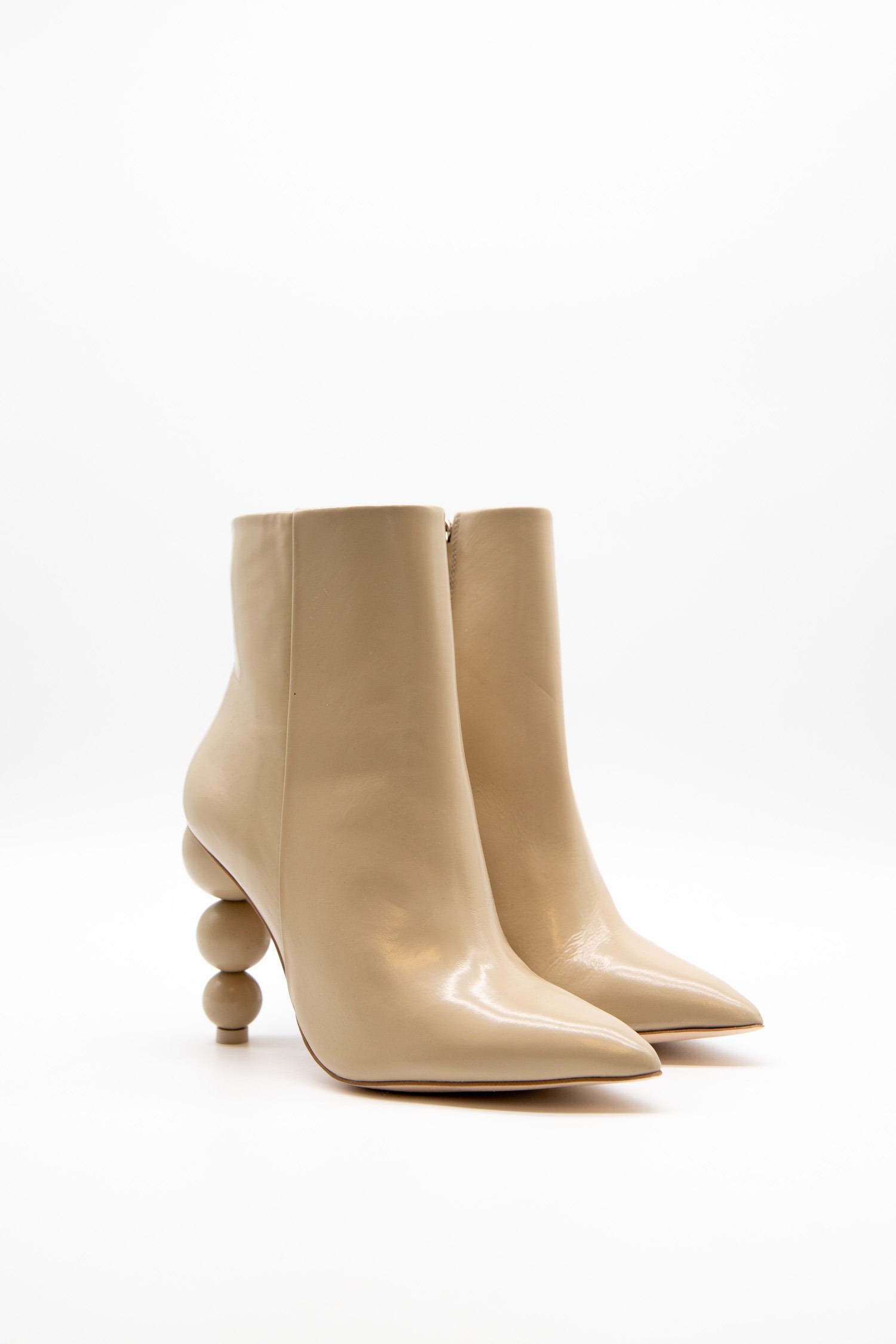 Cult Gaia "Venus" Ankle Boots in Hellbeige