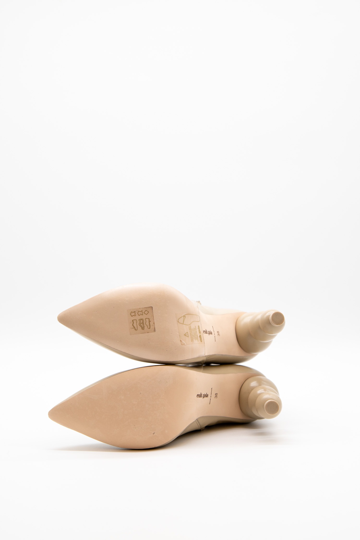 Cult Gaia "Venus" Ankle Boots in Hellbeige