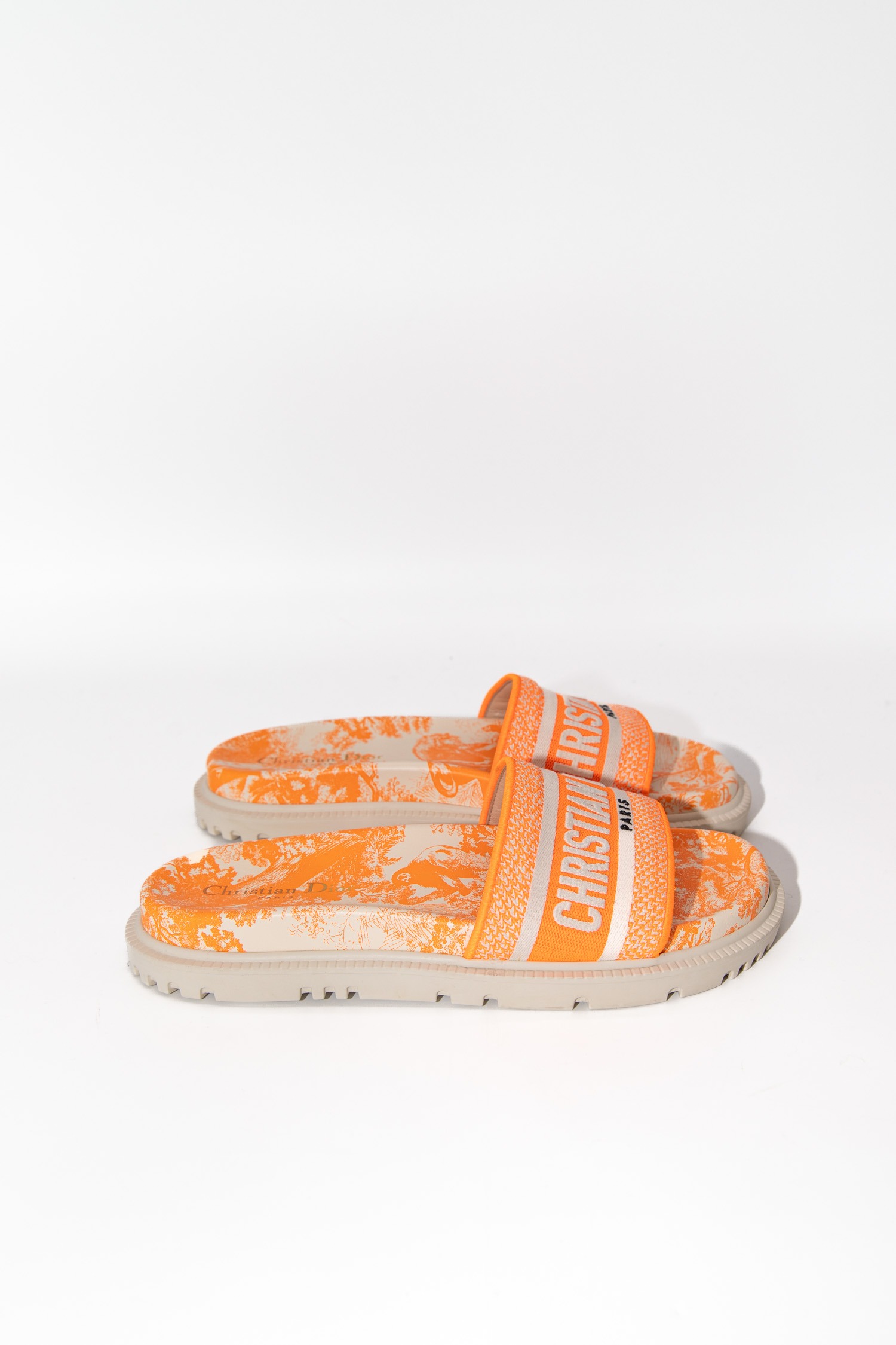 Dior "Dway" Pantolette in Orange
