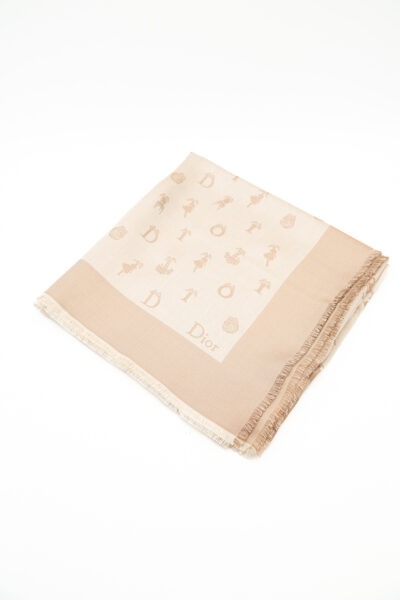 Dior "So Dior Lurex" Tuch schimmernd in Hellbeige