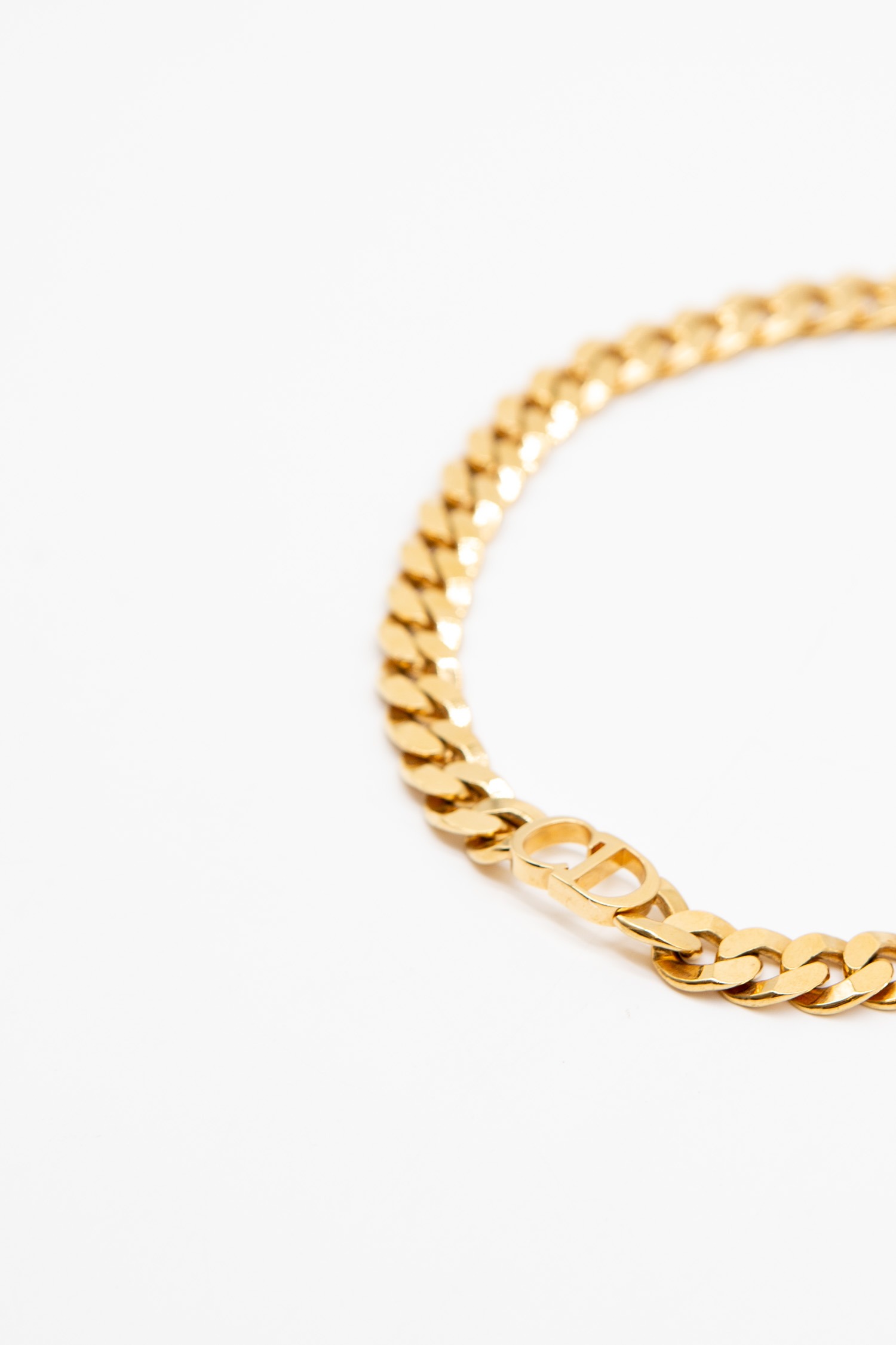 Dior Kette mit CD-Logo in Gold