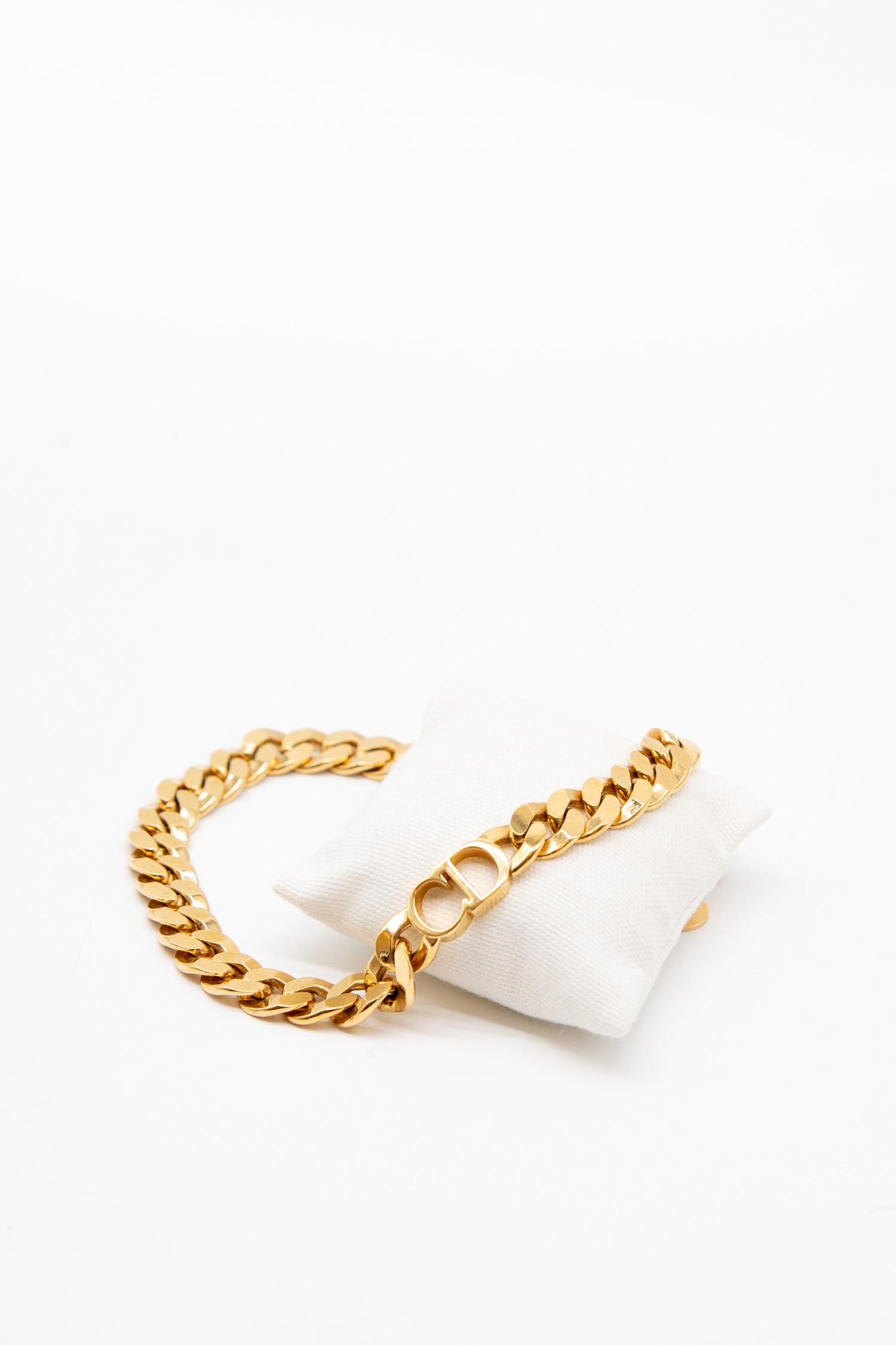 Dior Kette mit CD-Logo in Gold