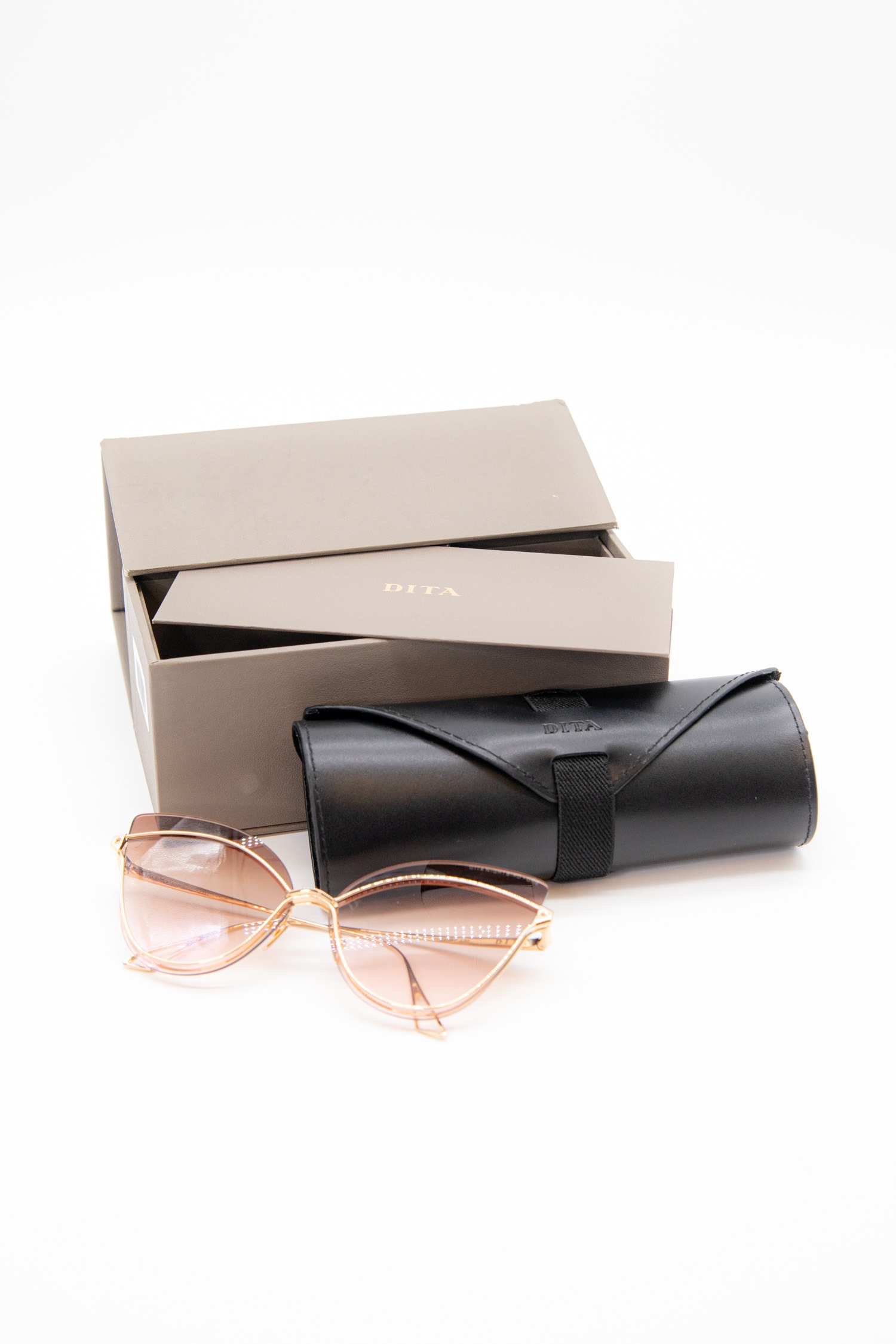 DITA "Nightbird-One" Sonnenbrille in Gold