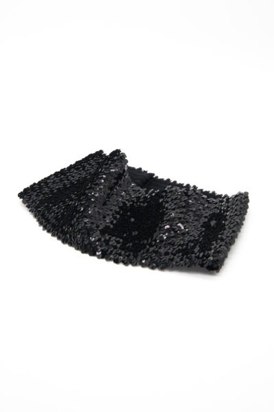 Dolce & Gabbana Gürtel mit Pailletten in Schwarz