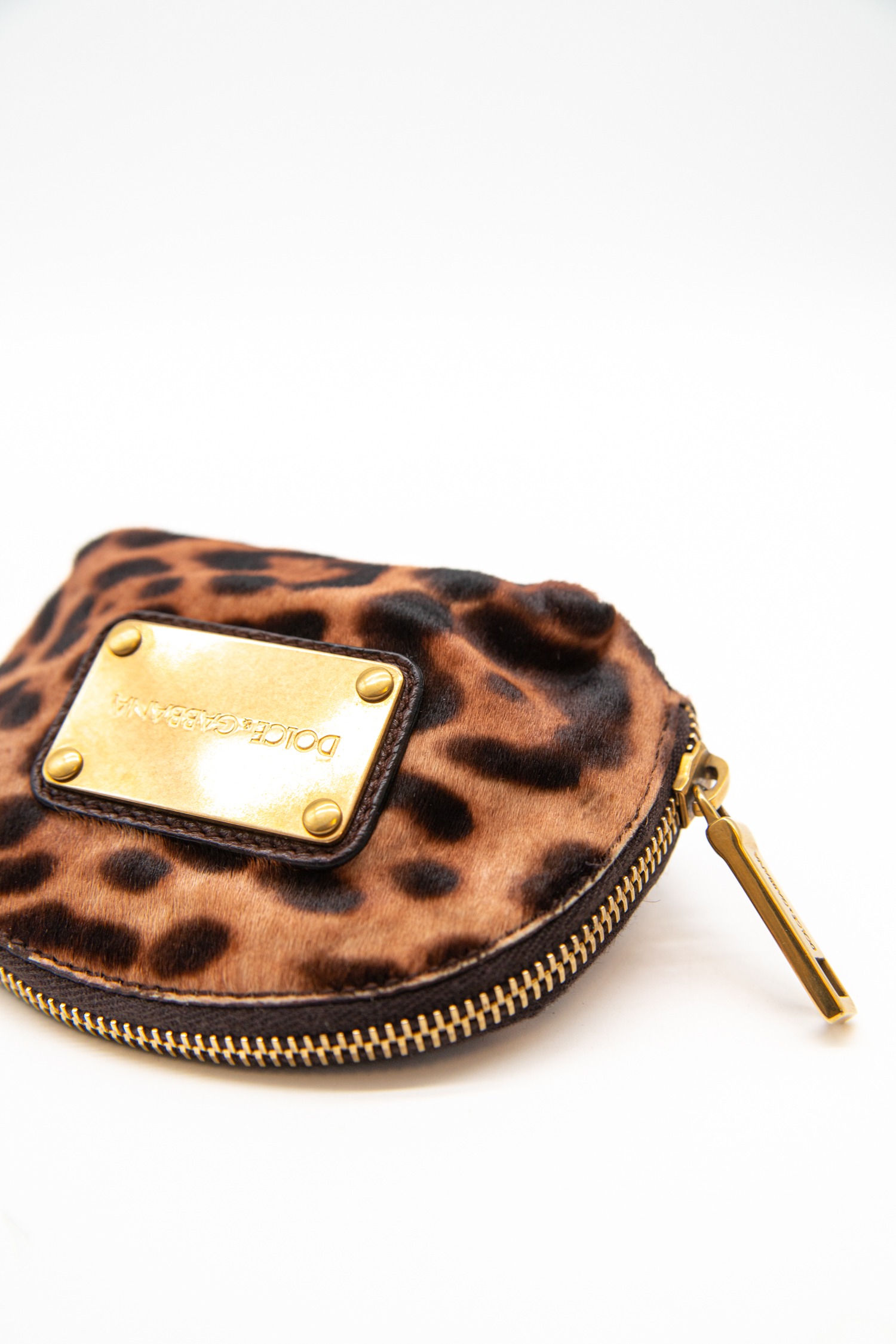 Dolce & Gabbana Portemonnaie mit Leopardenmuster