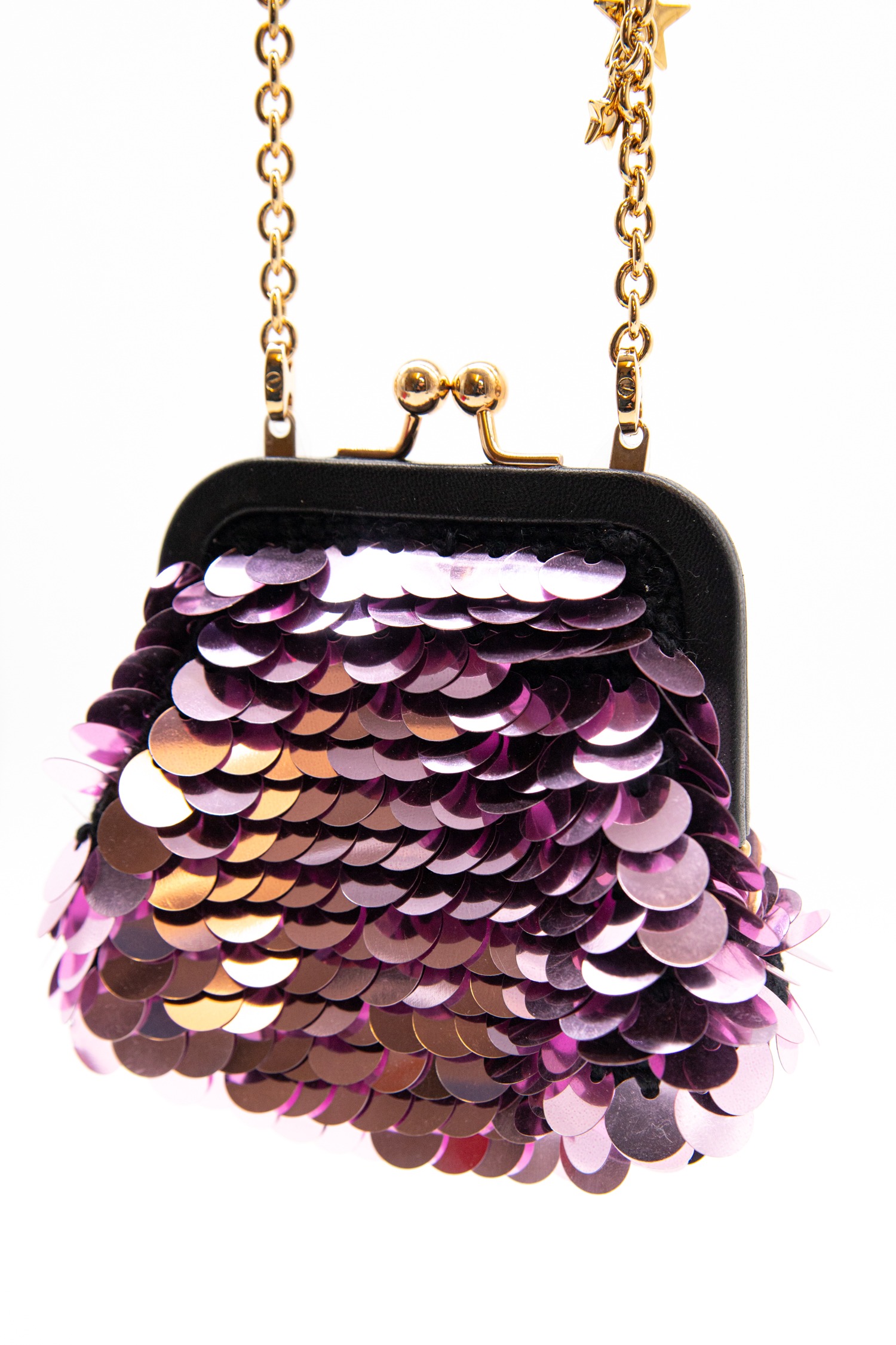 Dolce & Gabbana Pailletten Umhängetasche in Pink