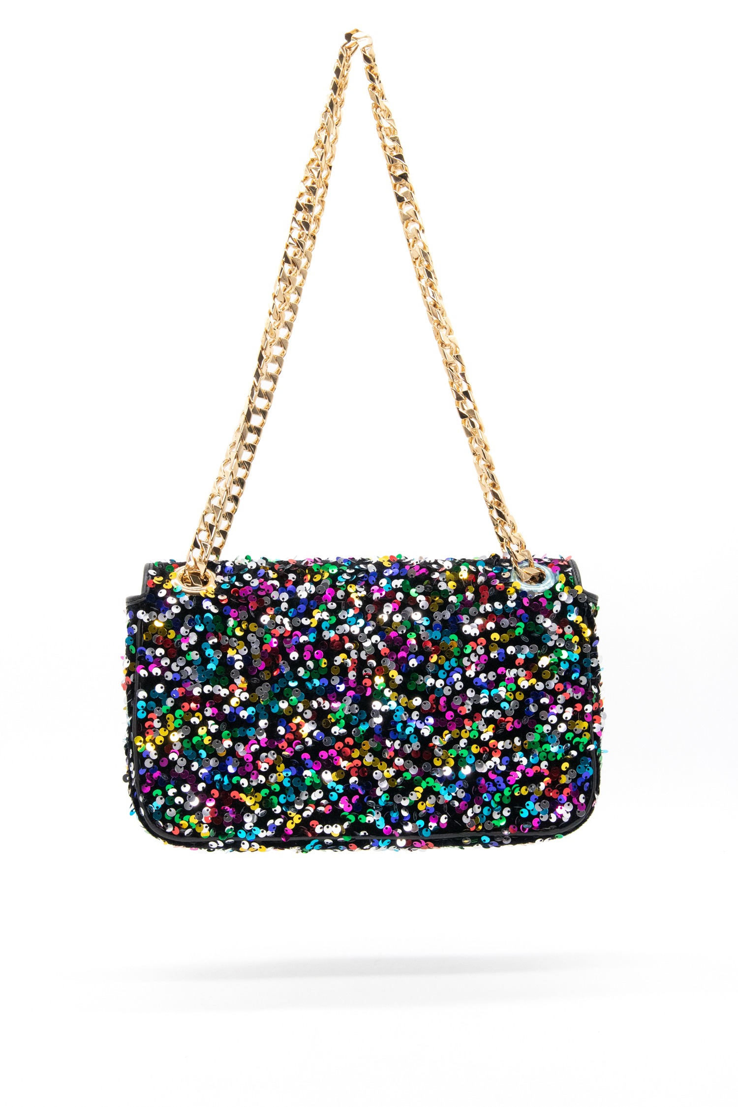 Dolce & Gabbana Umhängetasche mit Pailletten in Bunt und Gold