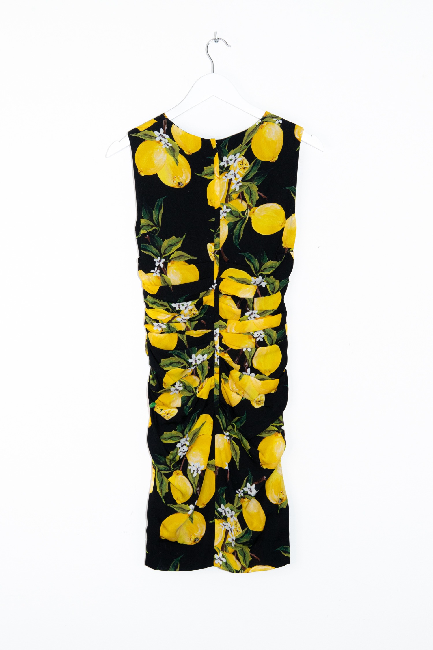Dolce & Gabbana Minikleid in Schwarz mit Zitronen-Print