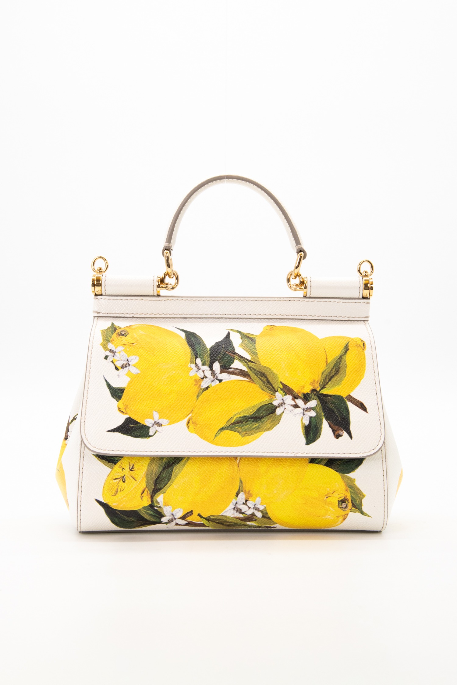 Dolce & Gabbana "Sicily" Handtasche mit Zitronen-Print