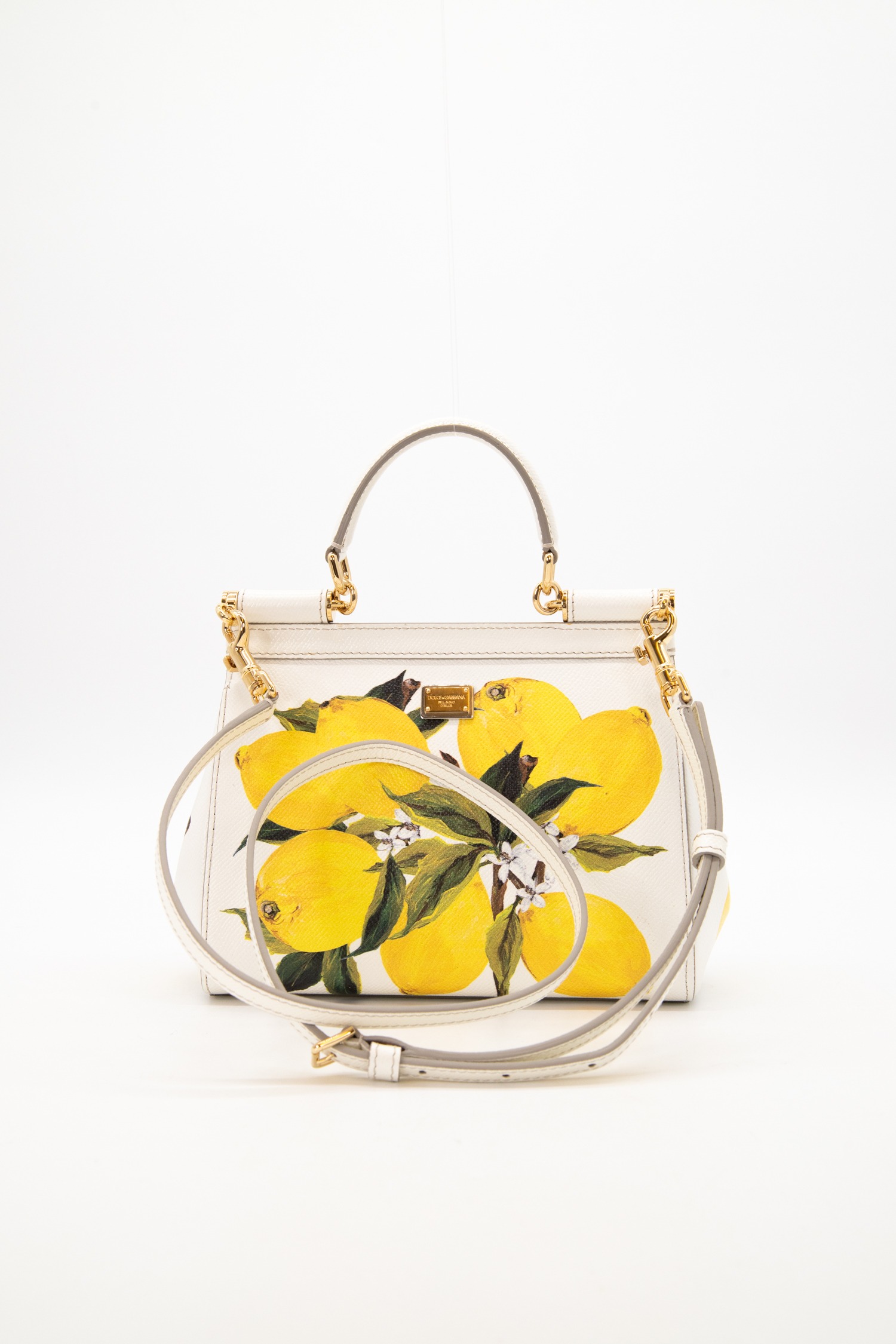 Dolce & Gabbana "Sicily" Handtasche mit Zitronen-Print