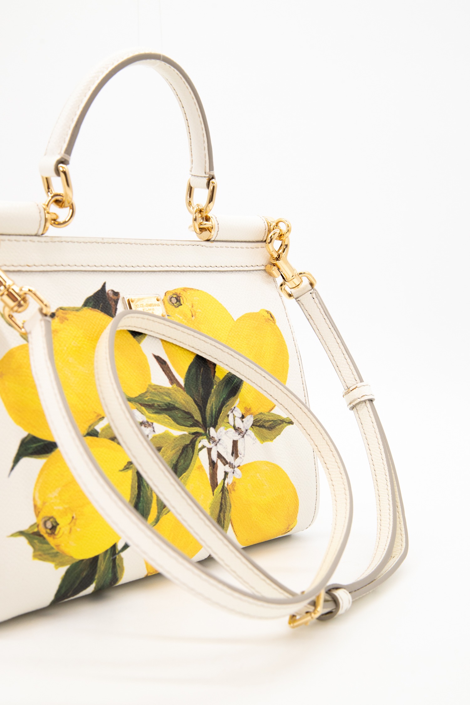 Dolce & Gabbana "Sicily" Handtasche mit Zitronen-Print