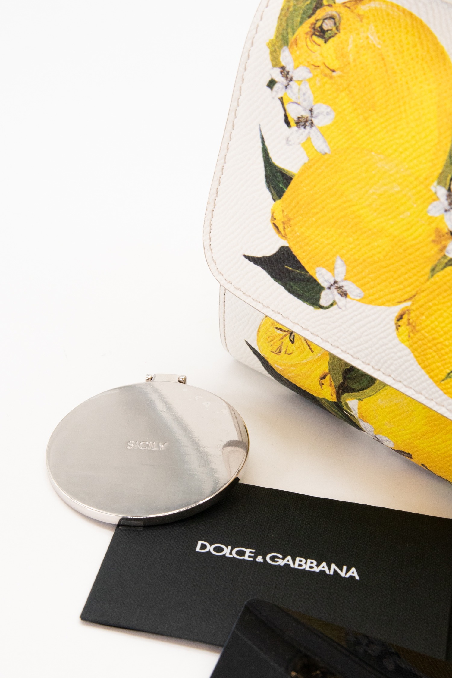 Dolce & Gabbana "Sicily" Handtasche mit Zitronen-Print