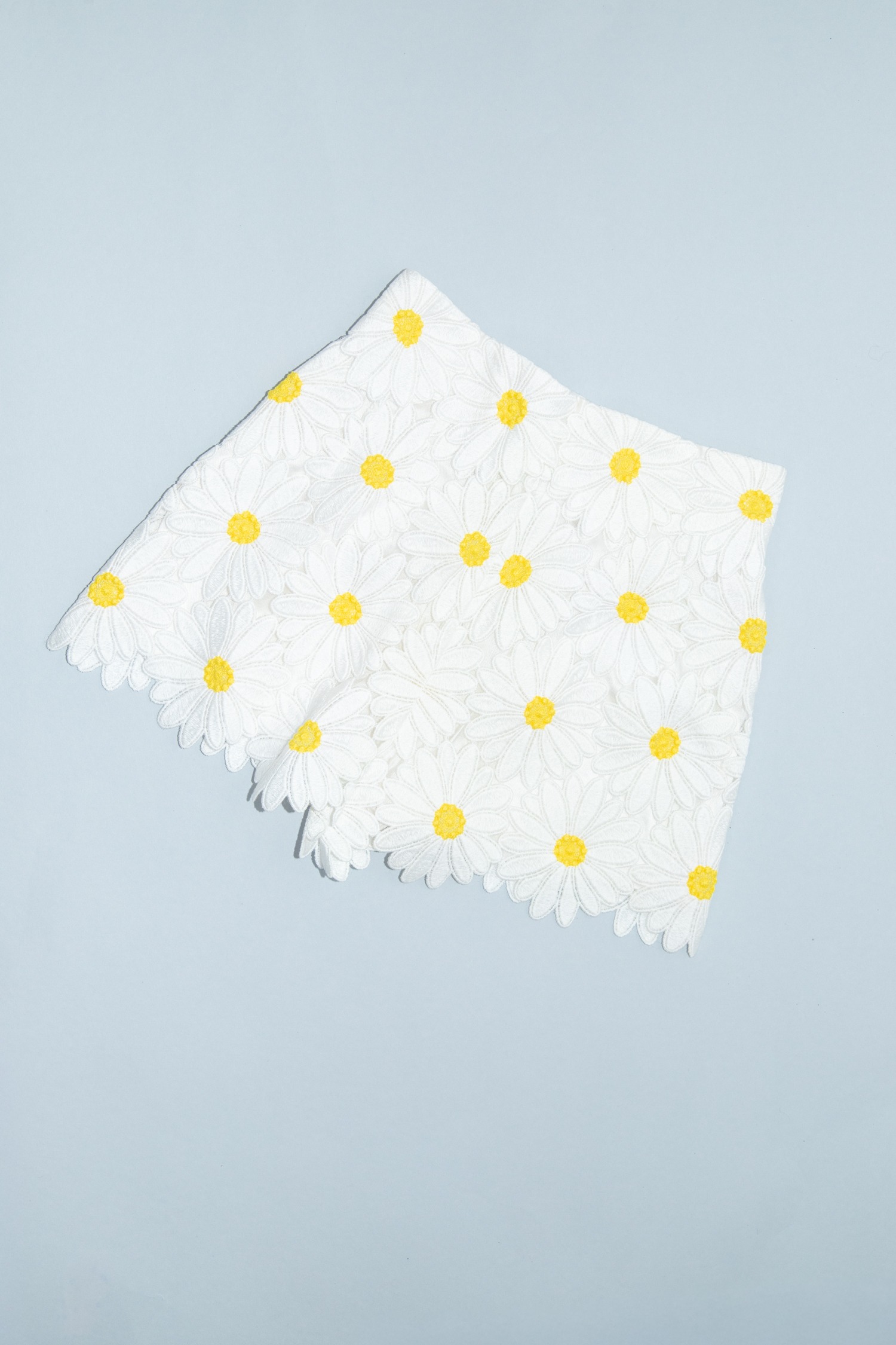 Dolce & Gabbana Shorts mit Gänseblümchen in Weiß und Gelb