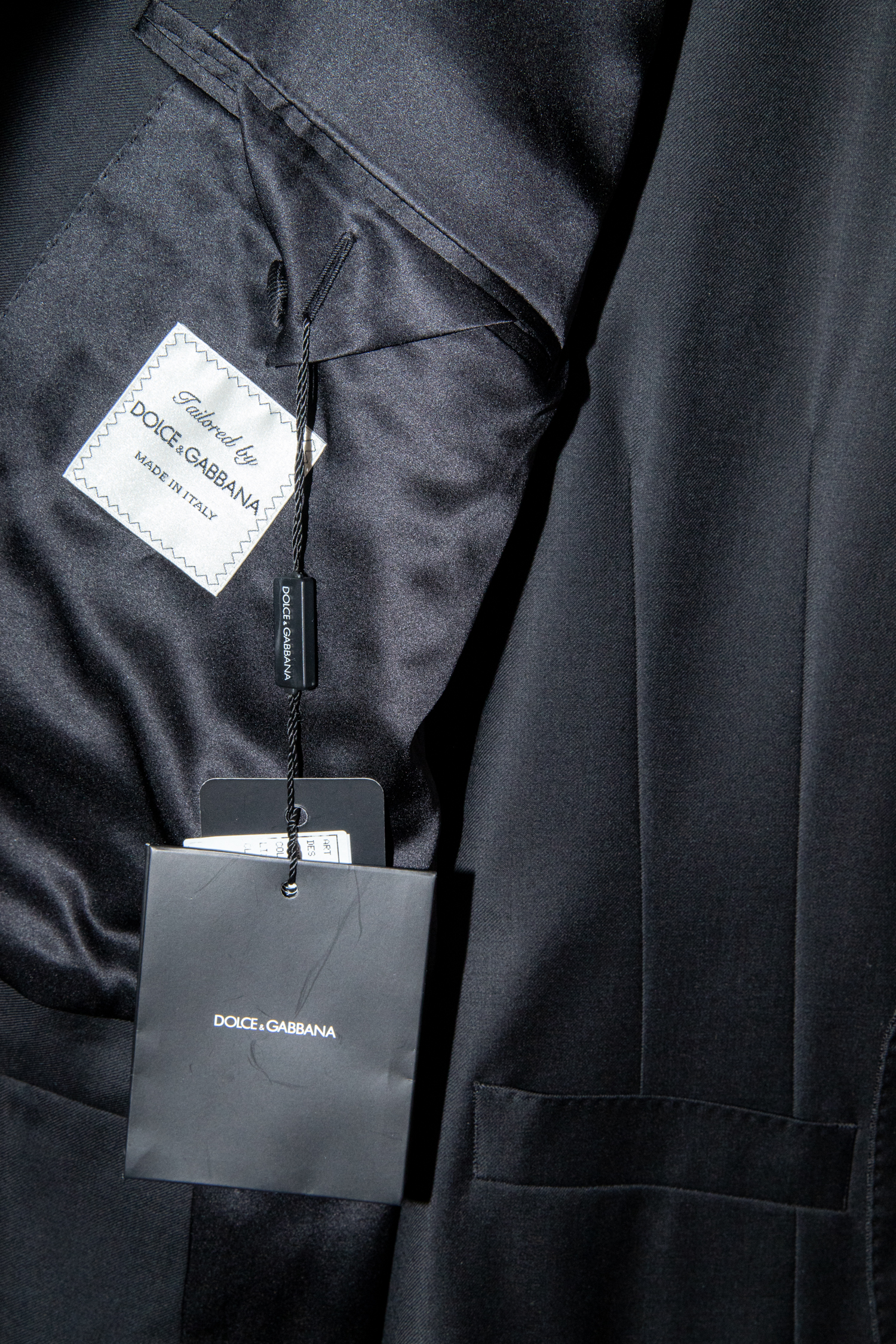 Dolce & Gabbana Doppelreihiger Smoking in Schwarz