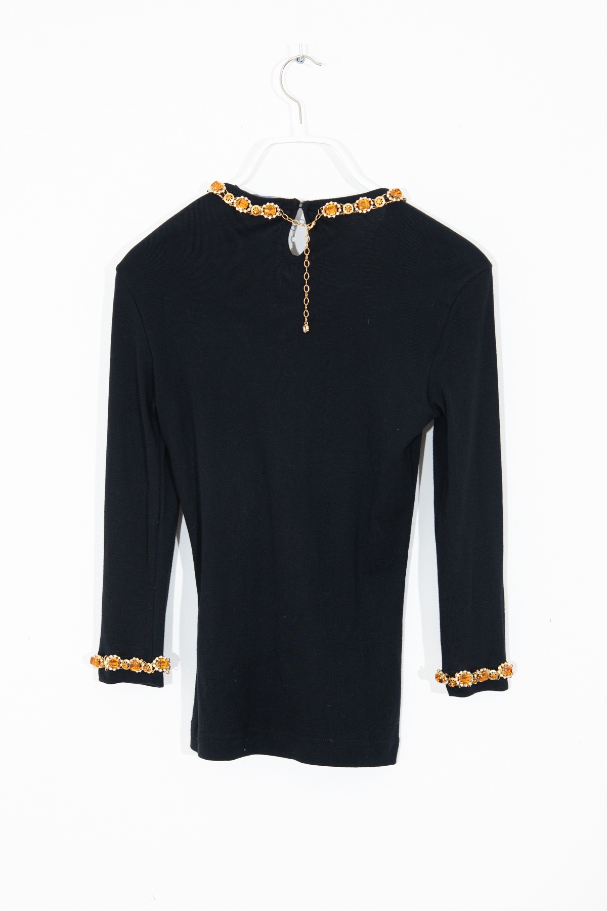 Dolce & Gabbana Langarmshirt mit Tigermotiv in Schwarz