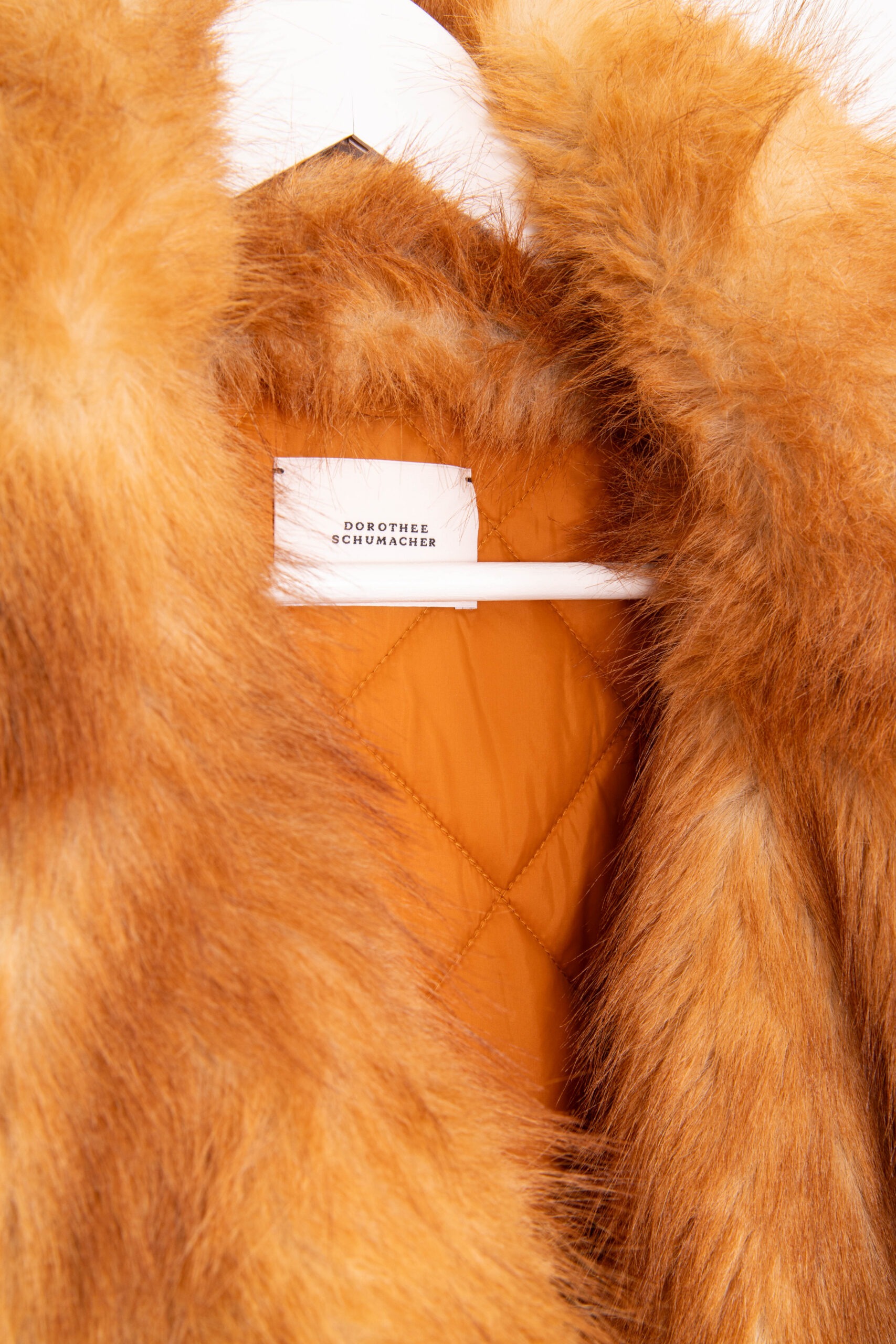 Dorothee Schumacher Kurzmantel aus Kunstfell in Cognac