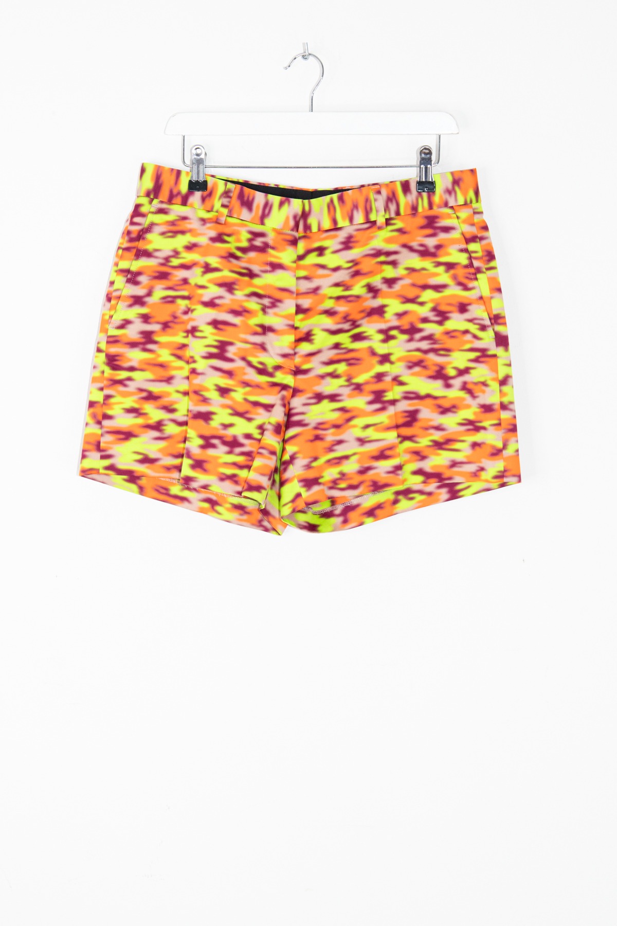 Dries van Noten Shorts mit Muster in Orange, Grün und Bunt