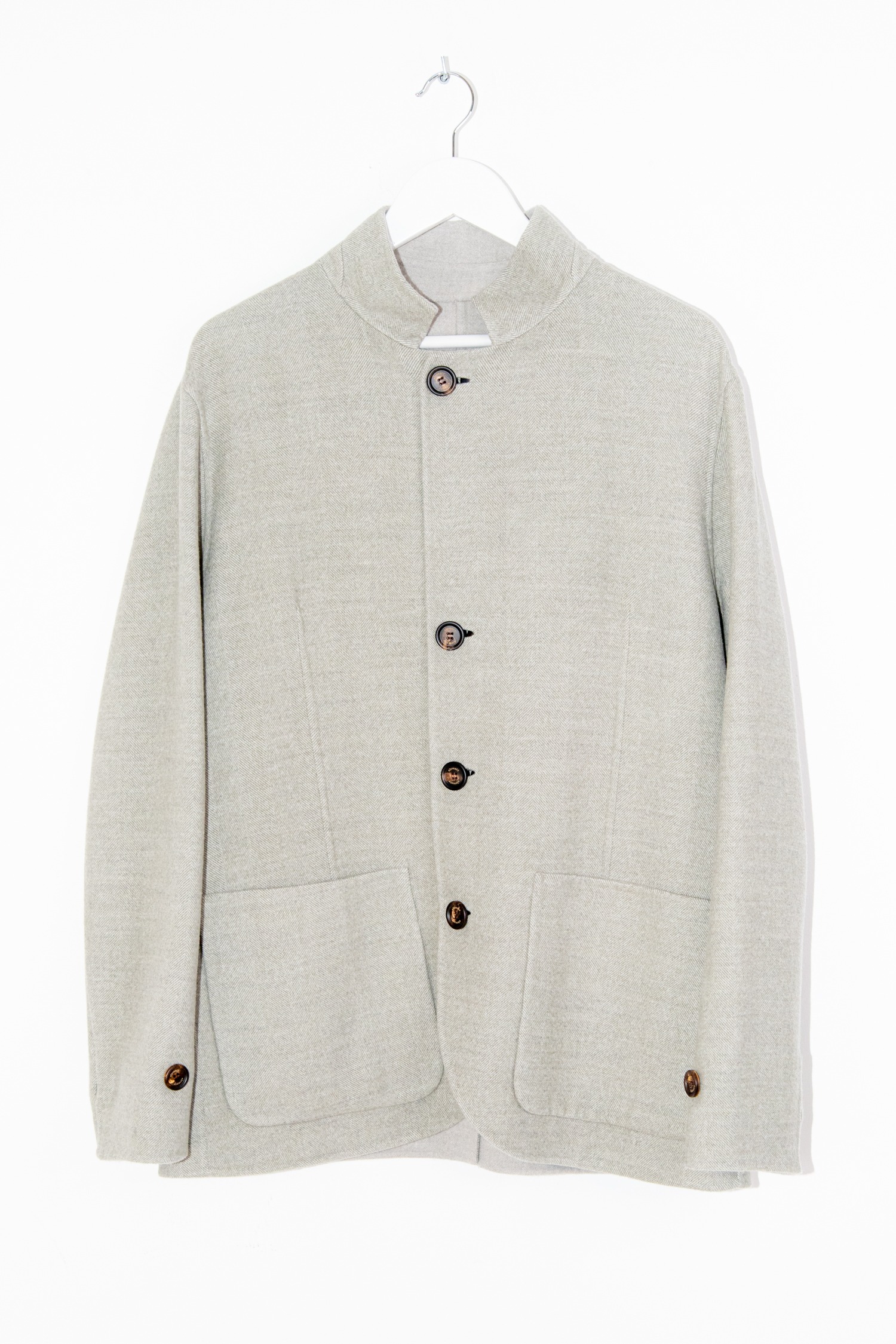 Eleventy Jackett mit Wendefunktion aus Wolle in Grau