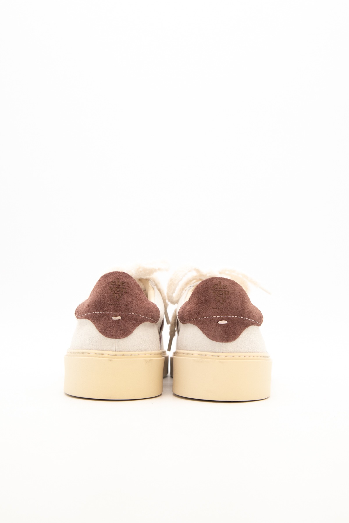 Eleventy Sneaker aus Veloursleder in Beige und Braun