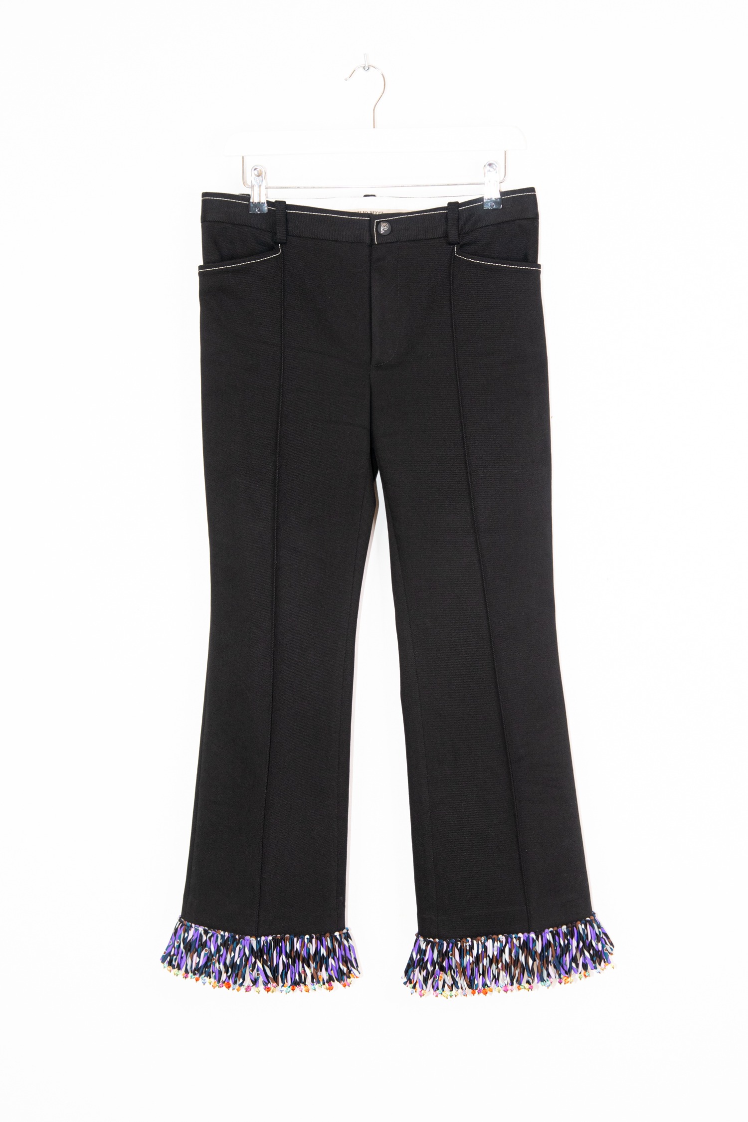 Emilio Pucci Hose in Schwarz und Lila